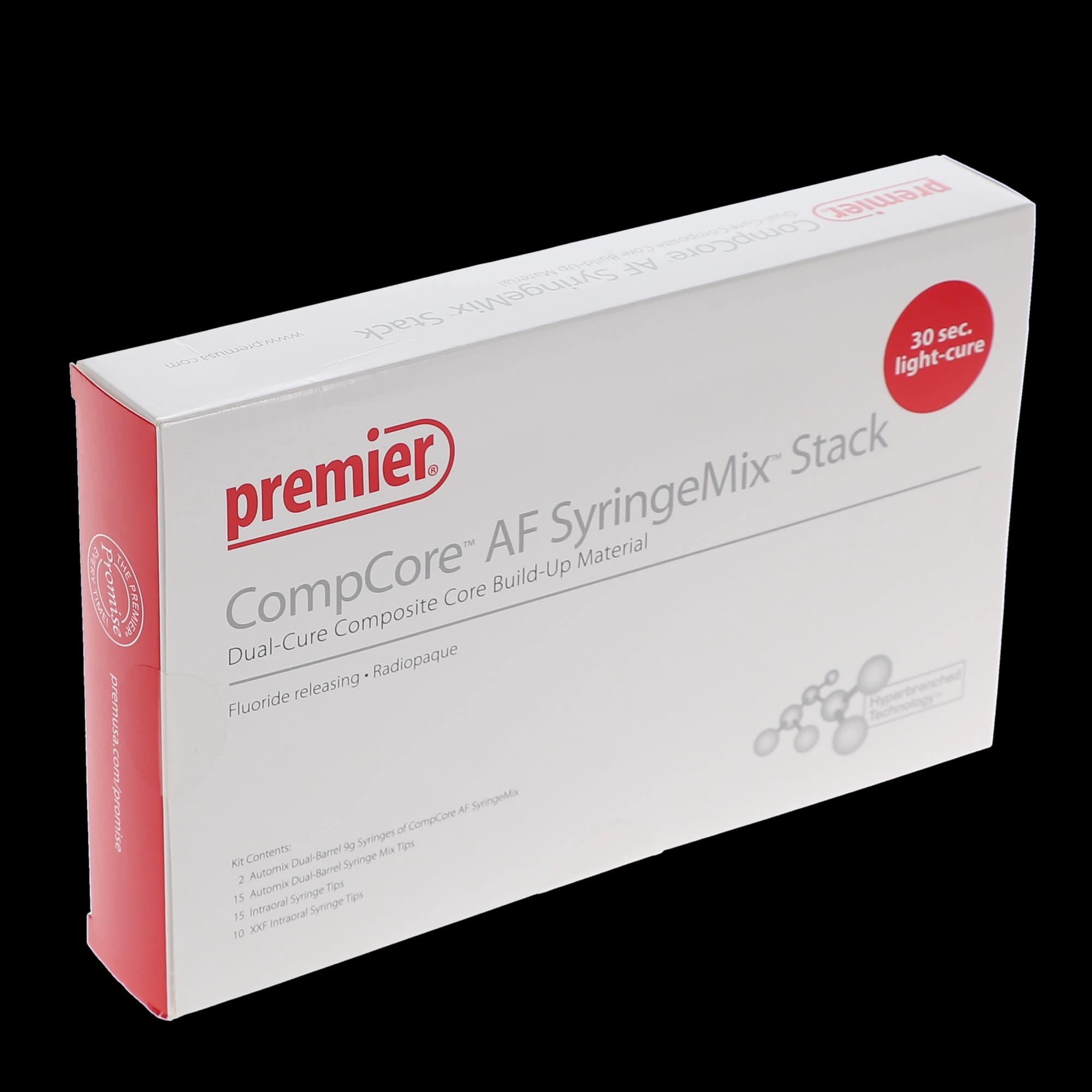 CompCore AF SyringeMix Stack Dual-Cure Core Build-Up Material, White, 2 x 9 g Syringes, 3001512 thumbnail 15