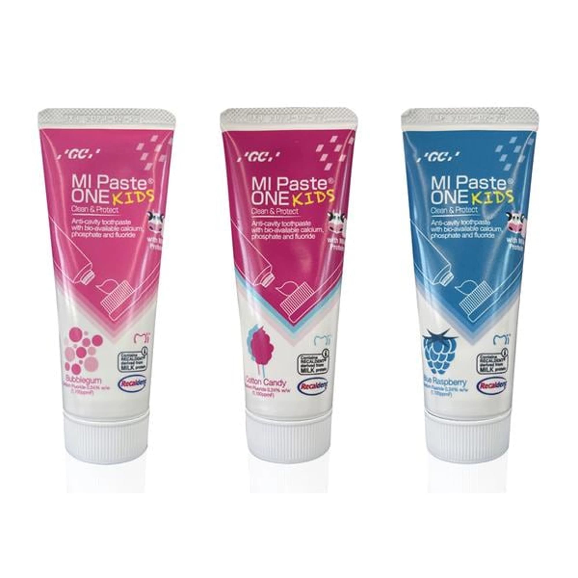 MI Paste ONE Kids Assorted Toothpaste, 46 g Tube, 10/Box, 437120 thumbnail 2