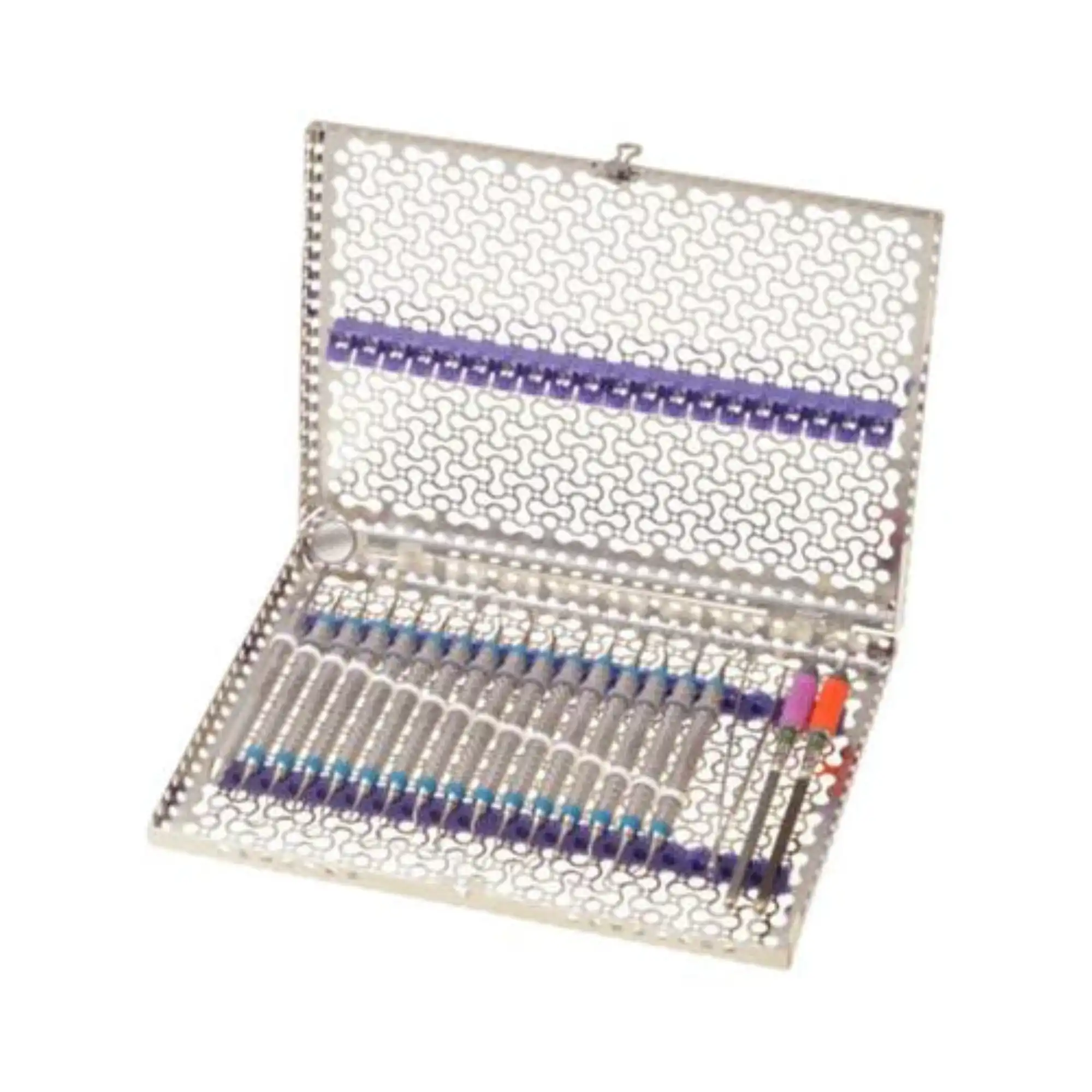 Hu-Friedy IMS Infinity Series 20-Instrument Cassette, Ocean Blue, Stainless Steel, 8" x 11" x 1.25", IMN42011 thumbnail 2