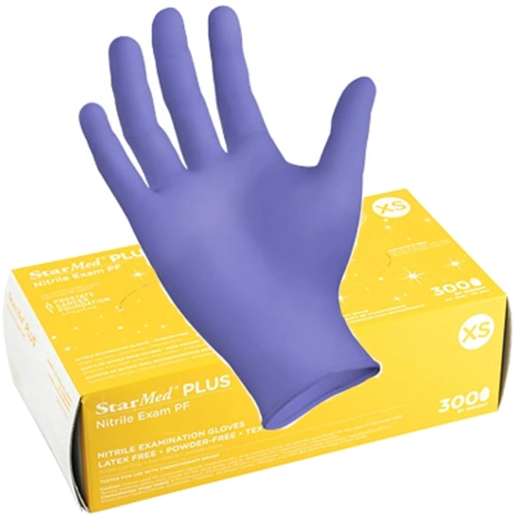 Sempermed StarMed Plus Nitrile Exam Gloves, Powder Free, Non-Sterile, X-Small, Purple, 300/Bx, SMNP301 thumbnail 10
