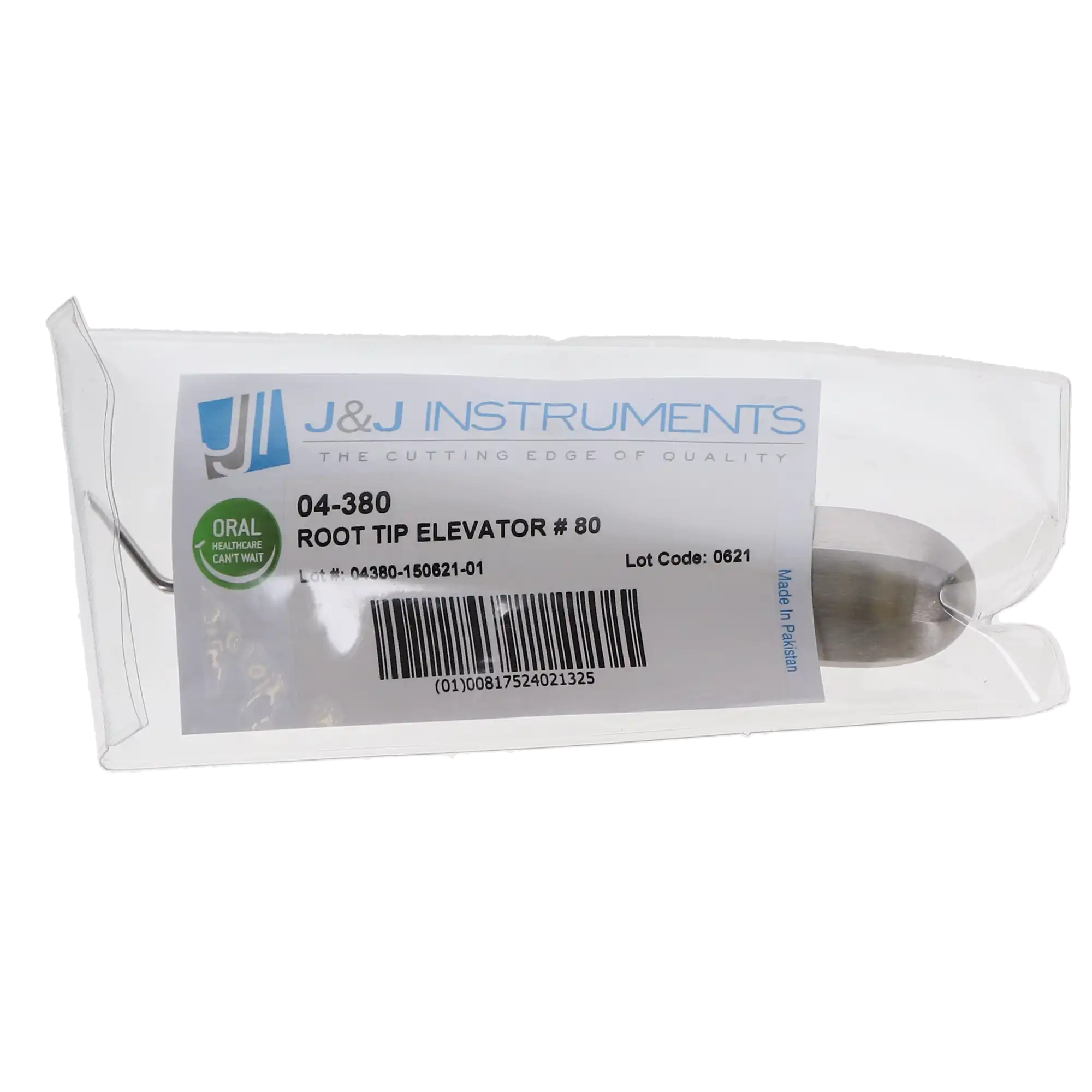 J&J Instruments Root Tip Elevator, #80, Stainless Steel, 1/Pk, IN04-380 thumbnail 5