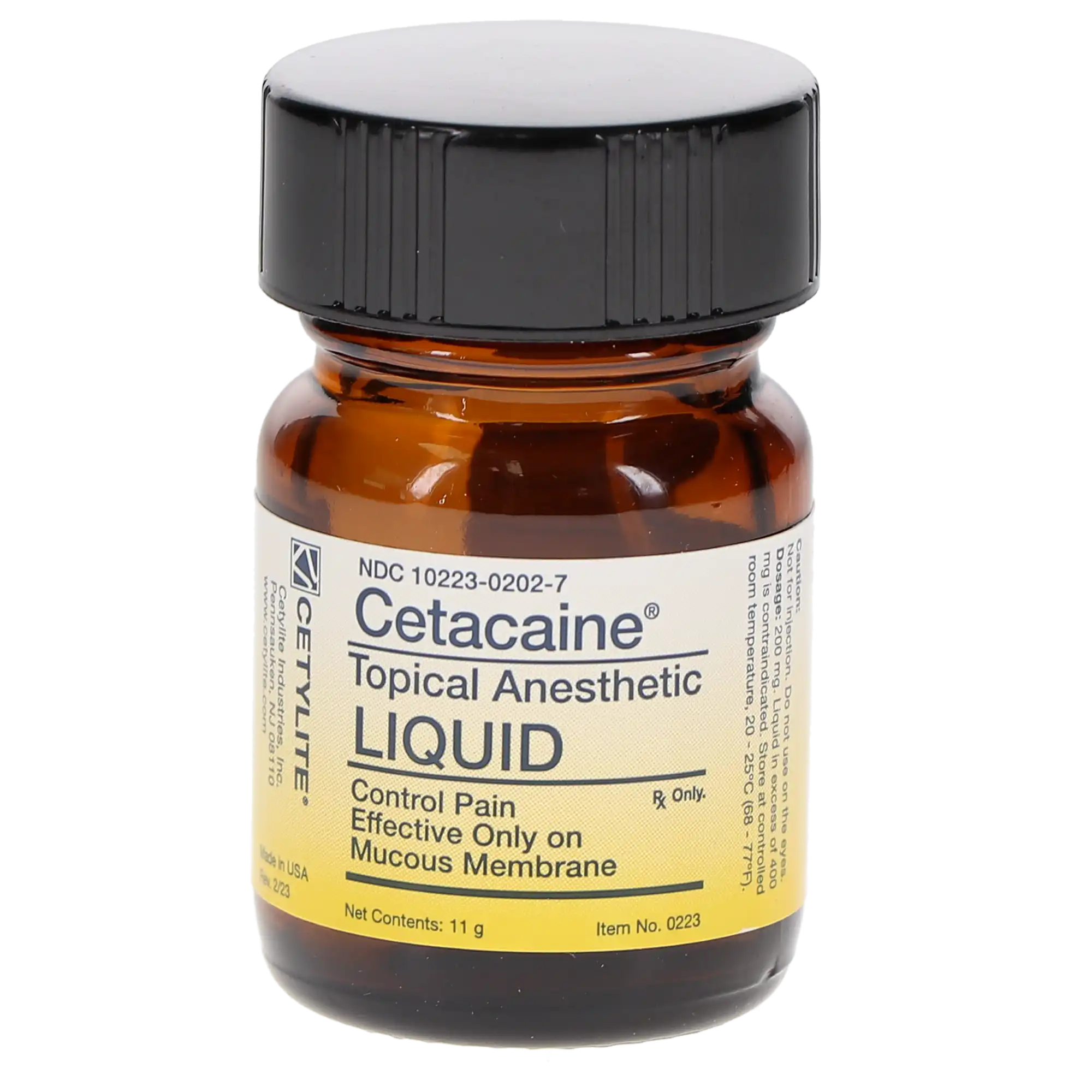 Cetacaine Topical Anesthetic Liquid, 11 g Bottle, 0223 thumbnail 6