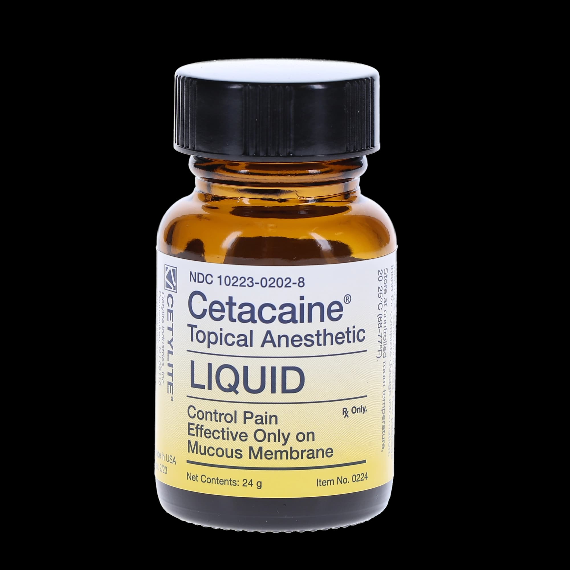 Cetacaine Topical Anesthetic Liquid, 14% Benzocaine / 2% Butamben / 2% Tetracaine HCl, Banana Flavor, 24 g Bottle, 0224 thumbnail 3