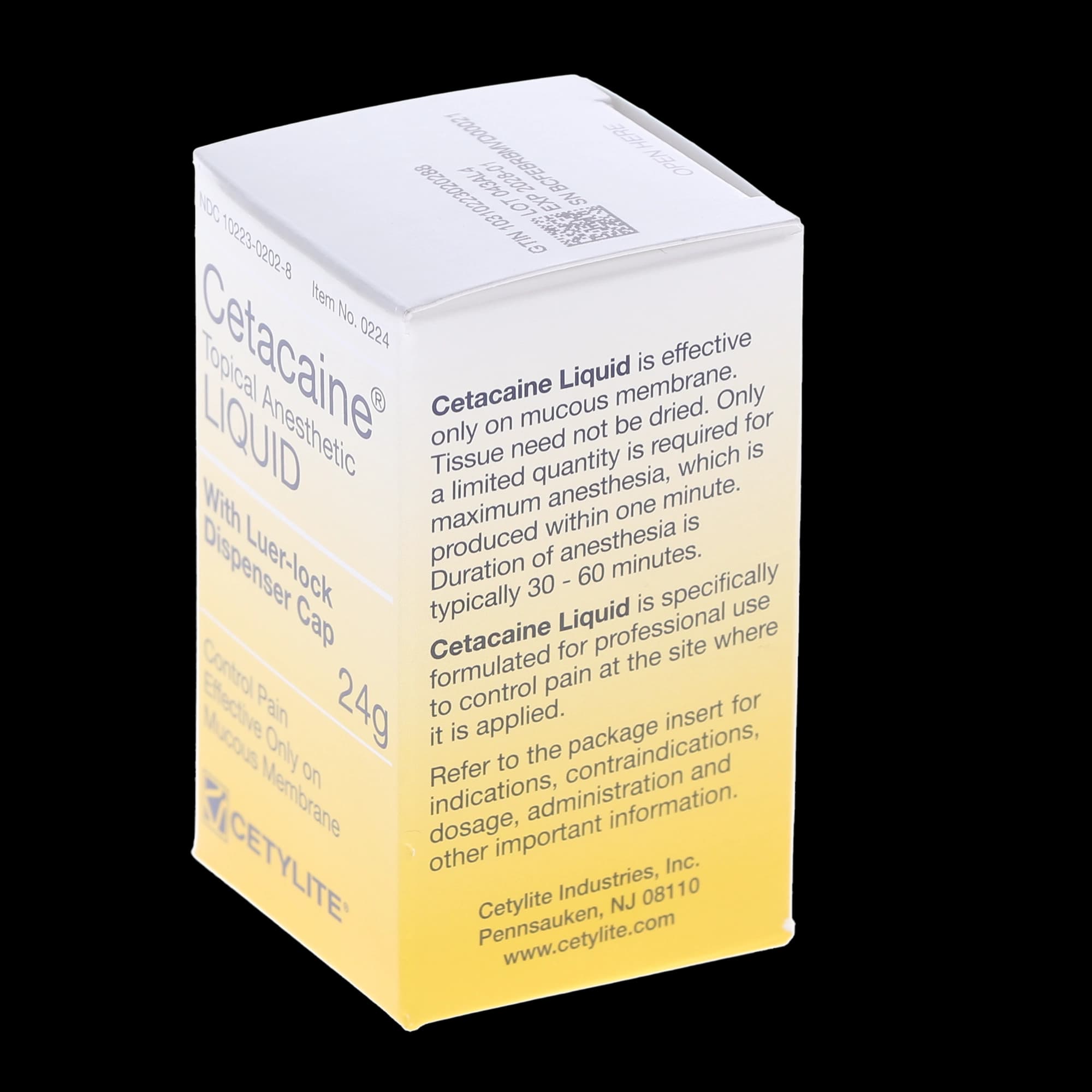 Cetacaine Topical Anesthetic Liquid, 14% Benzocaine / 2% Butamben / 2% Tetracaine HCl, Banana Flavor, 24 g Bottle, 0224 thumbnail 5