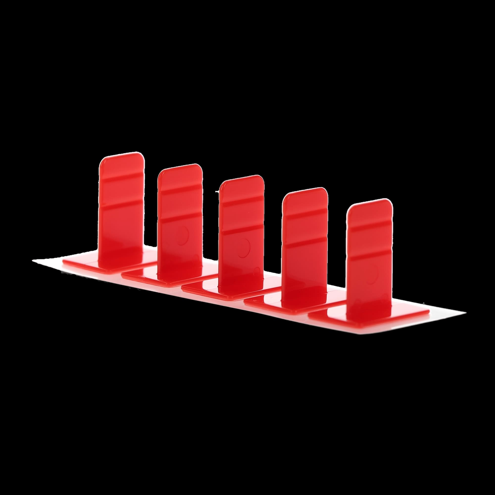 Pac-Dent EzAim Disposable Adhesive Sensor Bite Tab Holders, Red, Universal, 50/Pk, 131113 thumbnail 4