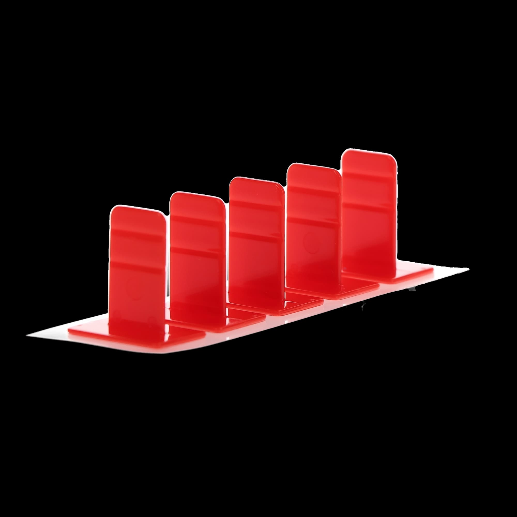 Pac-Dent EzAim Disposable Adhesive Sensor Bite Tab Holders, Red, Universal, 50/Pk, 131113 thumbnail 5