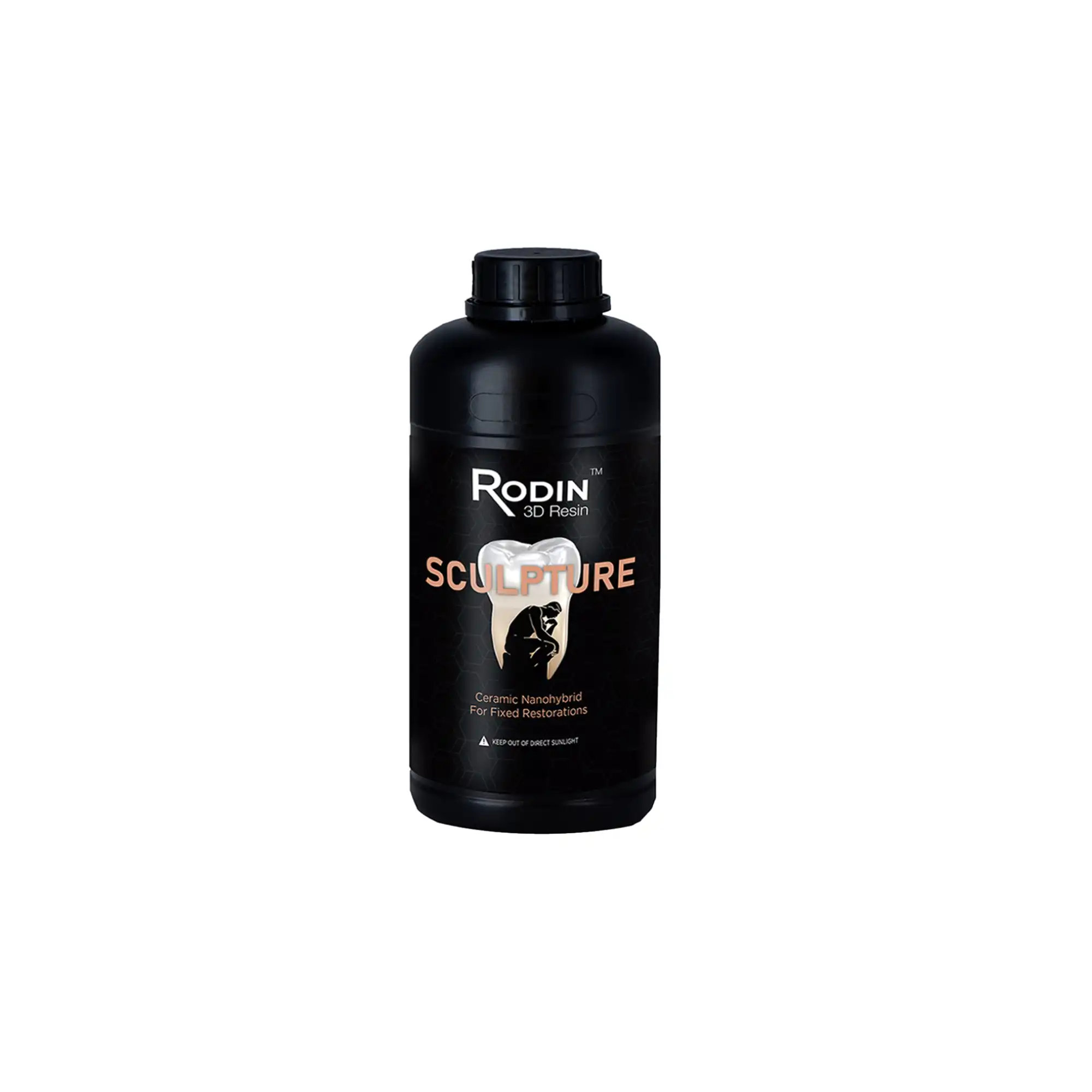 Rodin Sculpture Ceramic Nanohybrid 3D Printing Resin, Shade A1, 600 g Bottle, 3DR-CNR-A1-600 thumbnail 4