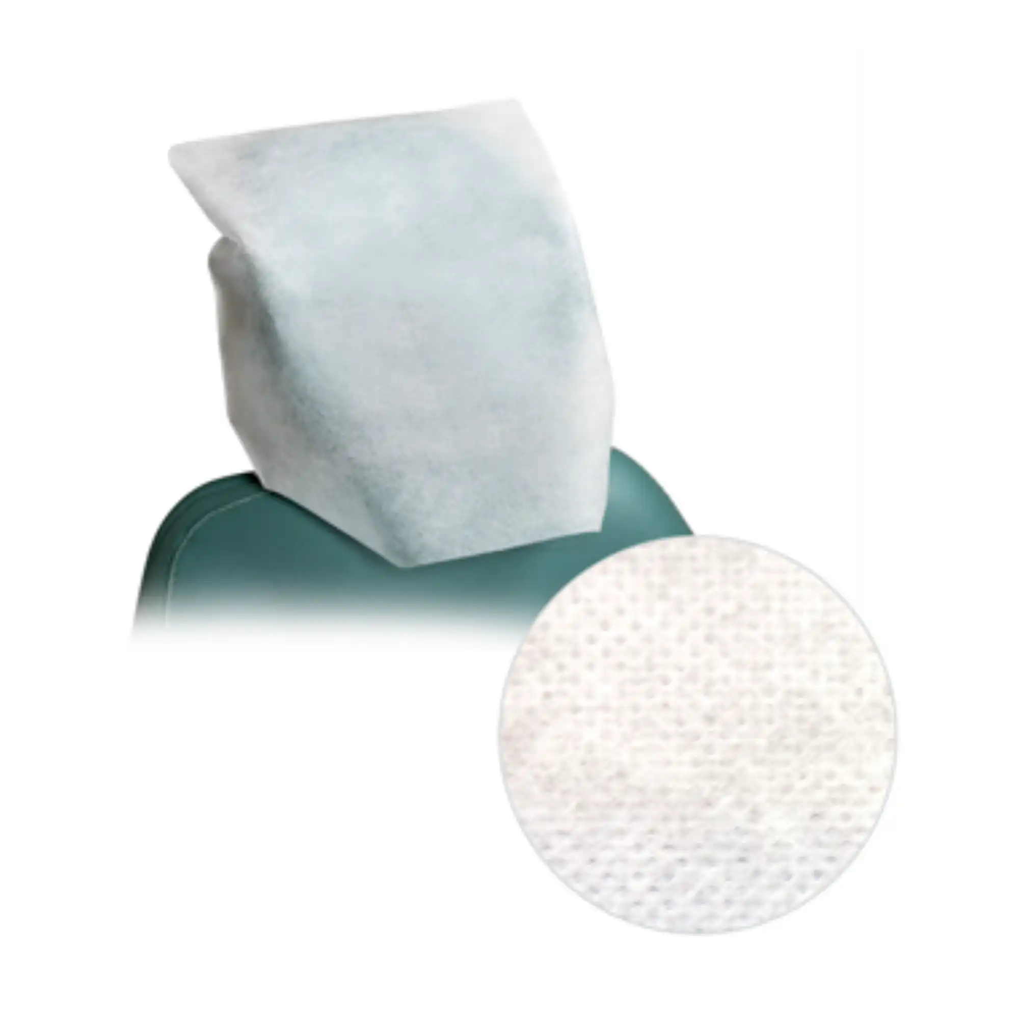 Crosstex Non-Woven Headrest Covers, White, 10" x 13", Extra Large, Latex Free, 500/Case, L3C thumbnail 4