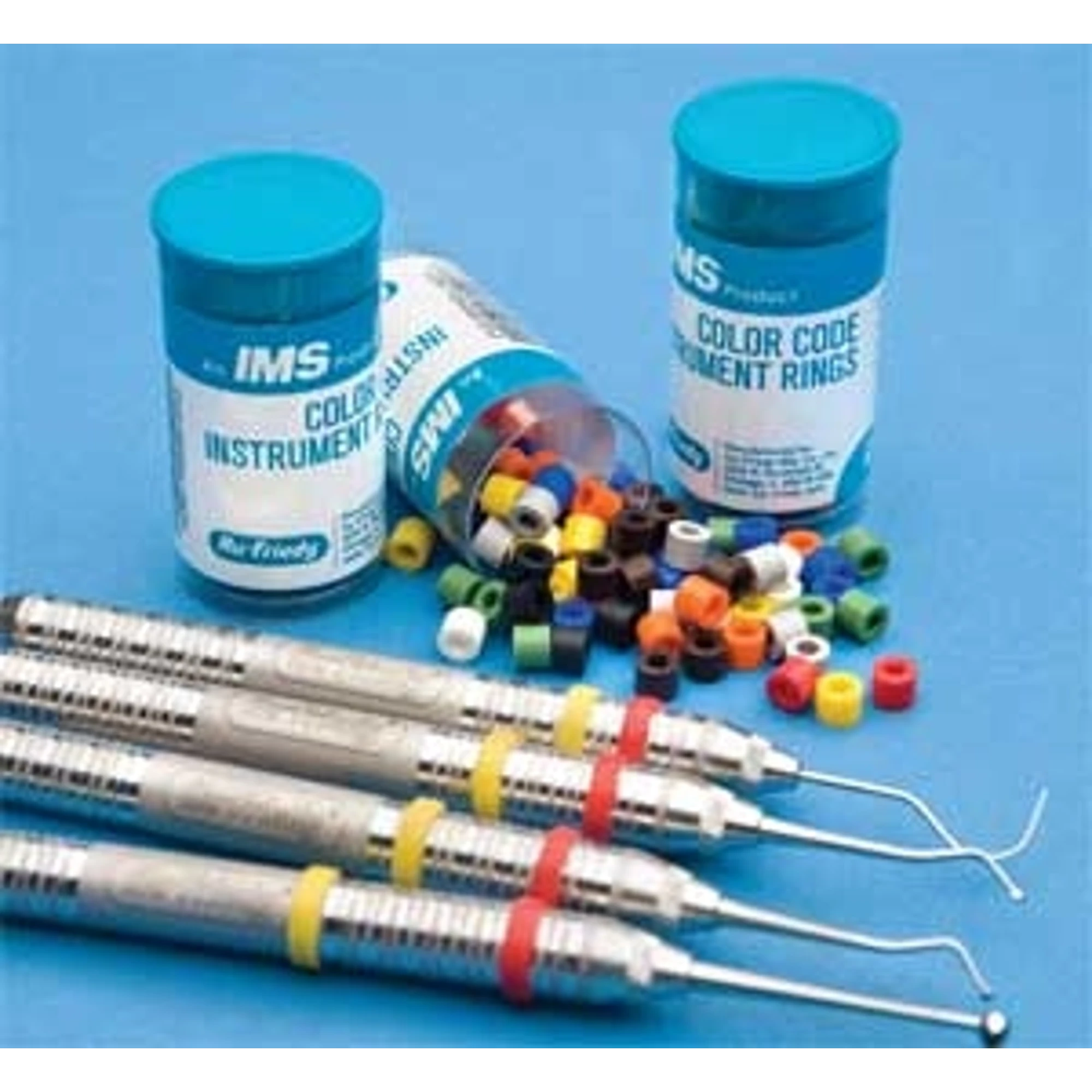 Hu-Friedy IMS Color Code Instrument Rings, Large, Assorted Colors, Silicone, 90/Pk, IMS-1280L thumbnail 2