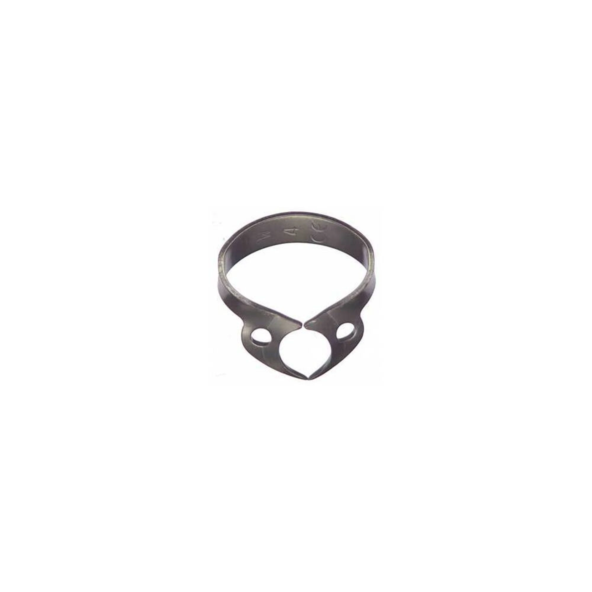 Hu-Friedy Satin Steel Rubber Dam Clamp, #W14, Wingless, Partially Erupted/Irregular Molars, 1/Pk, RDCMW14 thumbnail 2