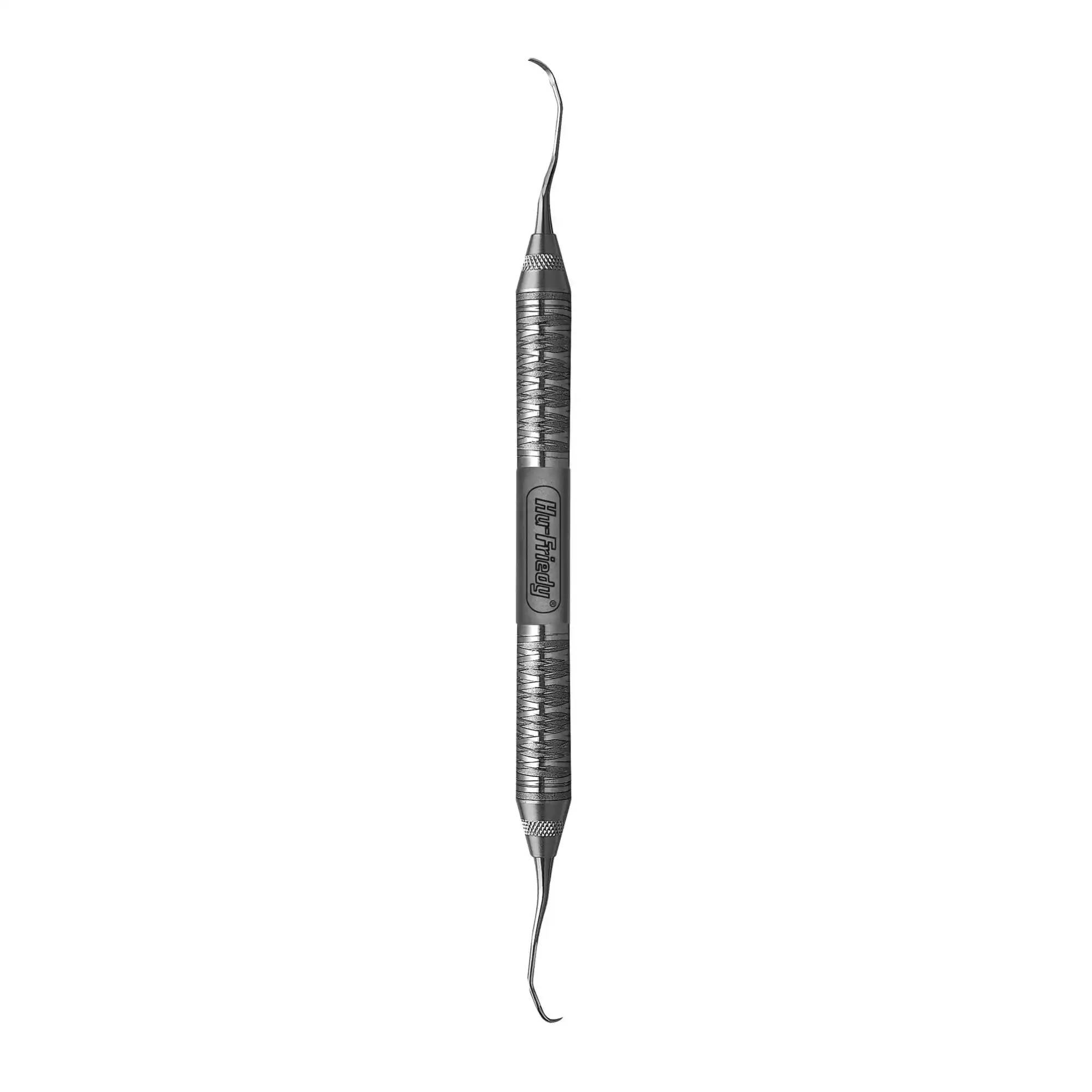 Hu-Friedy Langer Rigid Curette 1/2, Double-Ended, #6 Satin Steel Handle, SL1/2R6 thumbnail 2