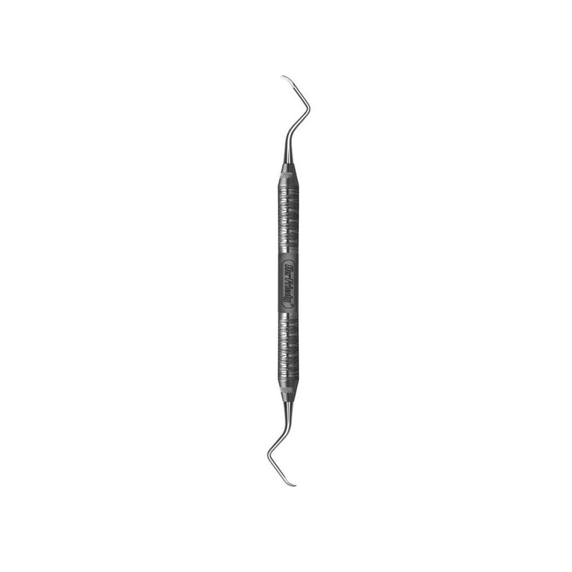 Hu-Friedy Prichard Periodontal Surgical Curette, PR1/2, Double End, #6 Satin Steel Handle, 1.5mm Working End, 712795 thumbnail 2