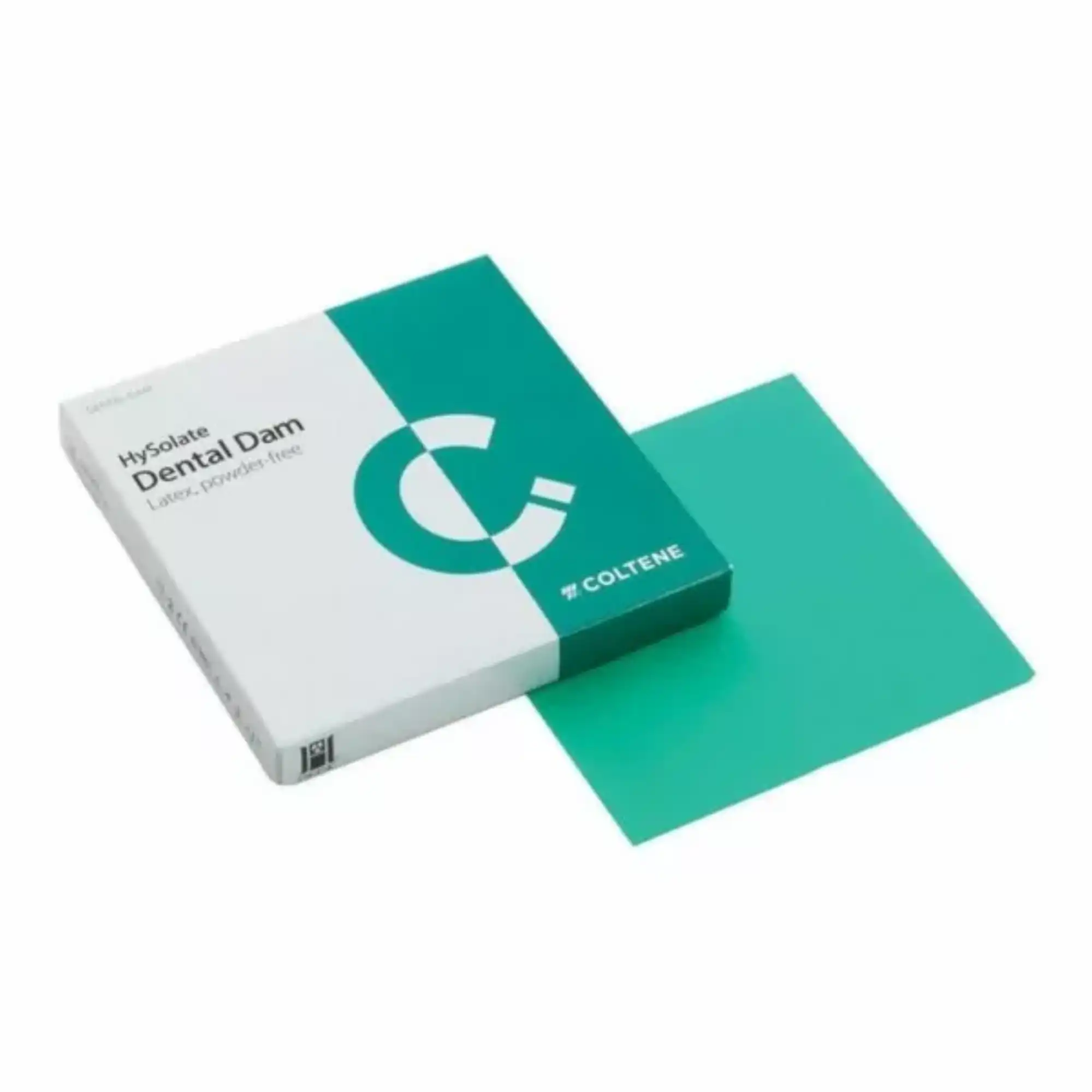 HySolate Latex Dental Dam, Green, Extra Heavy, 5" x 5" (127 mm x 127 mm), 52/Pack, 60034417 thumbnail 2