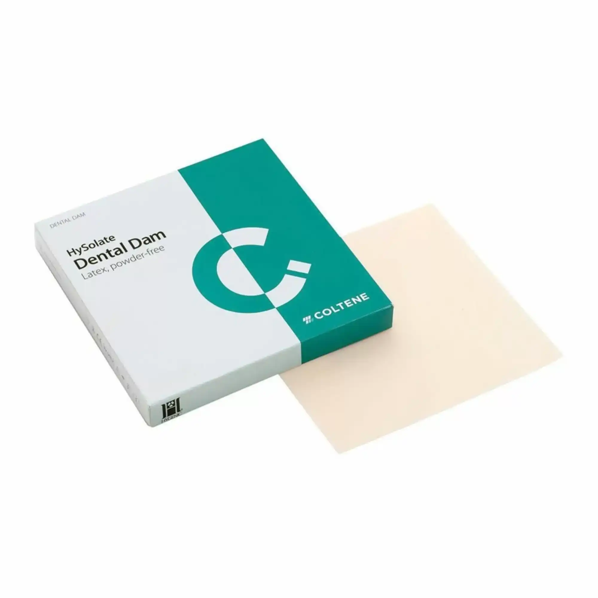 HySolate Latex Dental Dam, Light Medium, 5" x 5", Medium Gauge, Unflavored, 52/Box, 60034425 thumbnail 2
