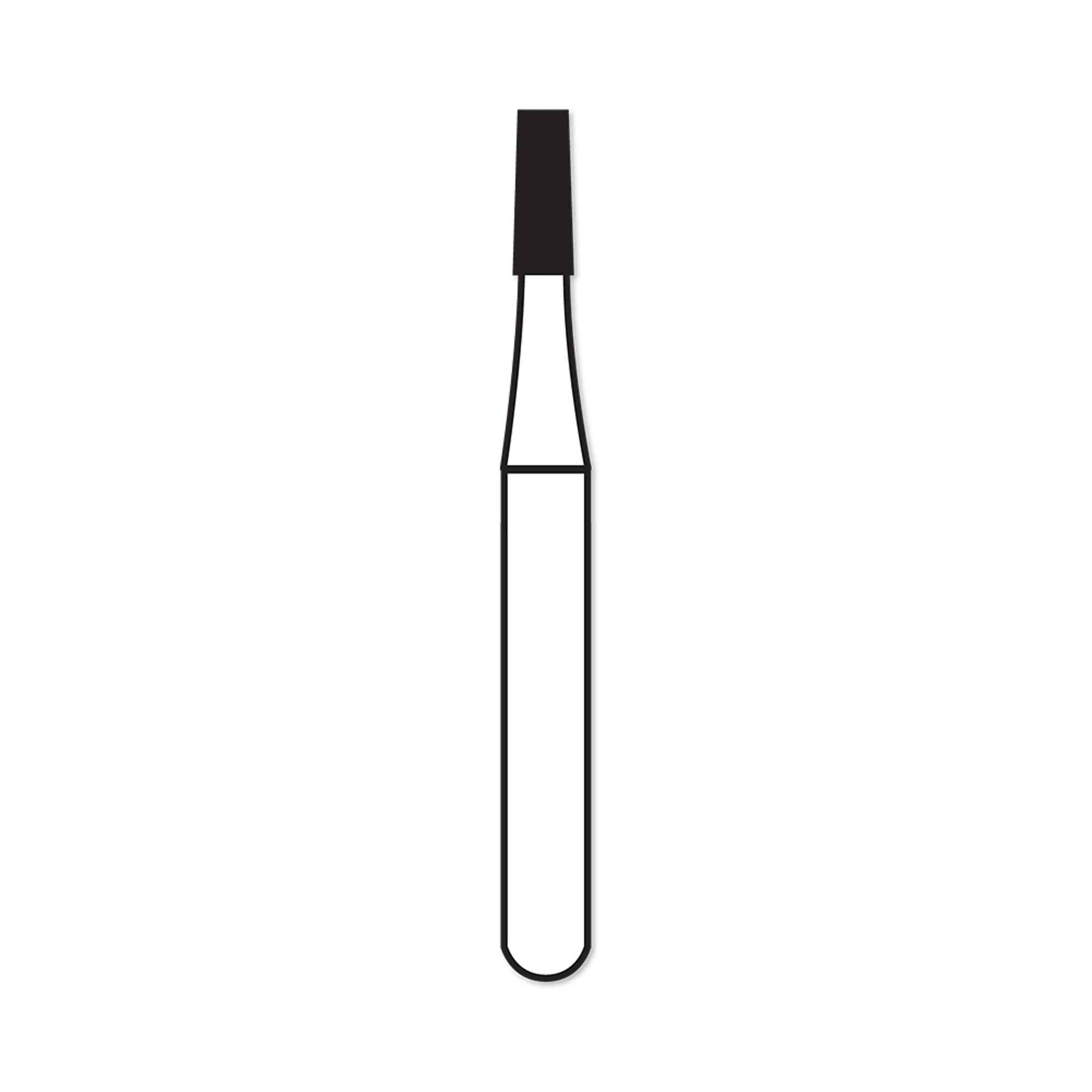 Alpen Carbide Operative Bur, HP, #702 Tapered Fissure Crosscut, 1.6 mm, 10/Pk, R600702 - Alpen Carbides O&S Burs 10/Pk HP 702 - Image 1
