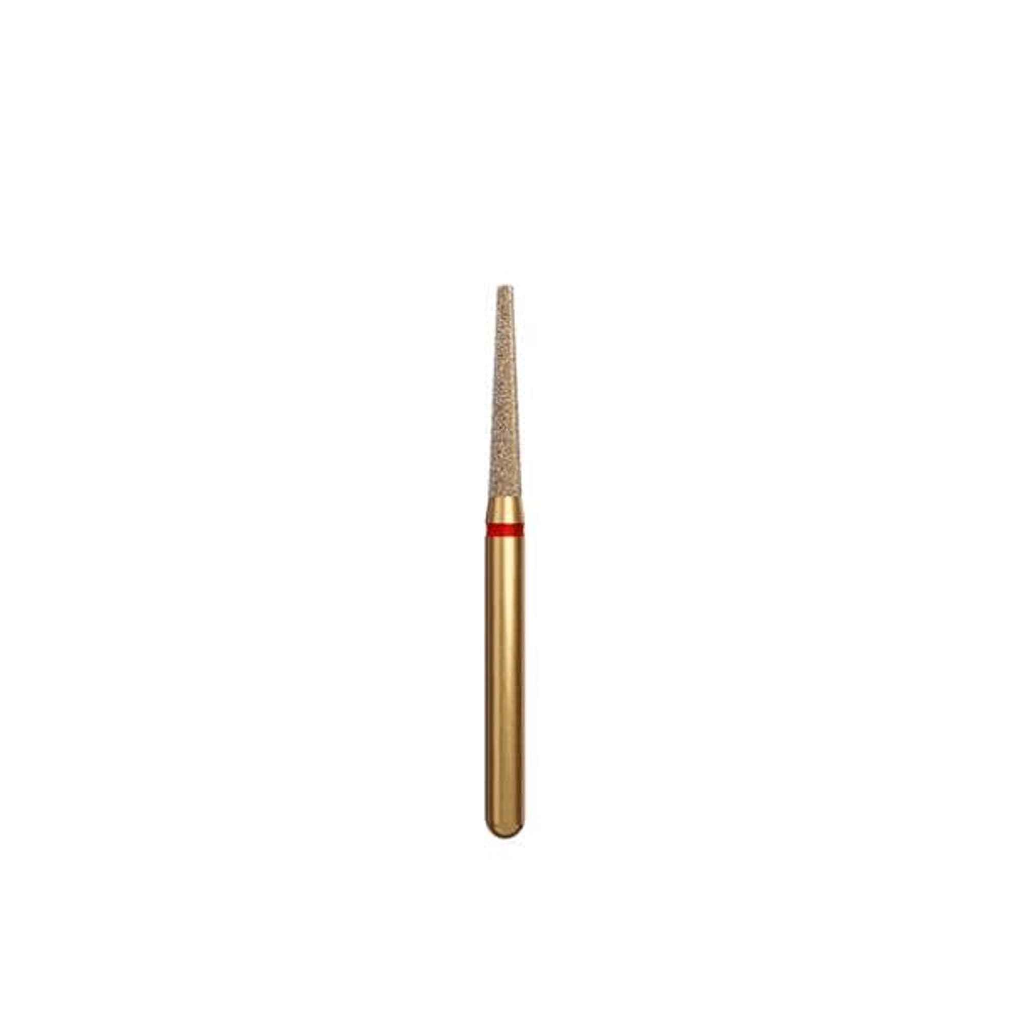 Alpen Multi-Use Multilayer Diamond Bur, FG, Flat End Taper, Fine, Red, #847-018F, 1.8 mm Head, 5/Pk, 60032139 thumbnail 2