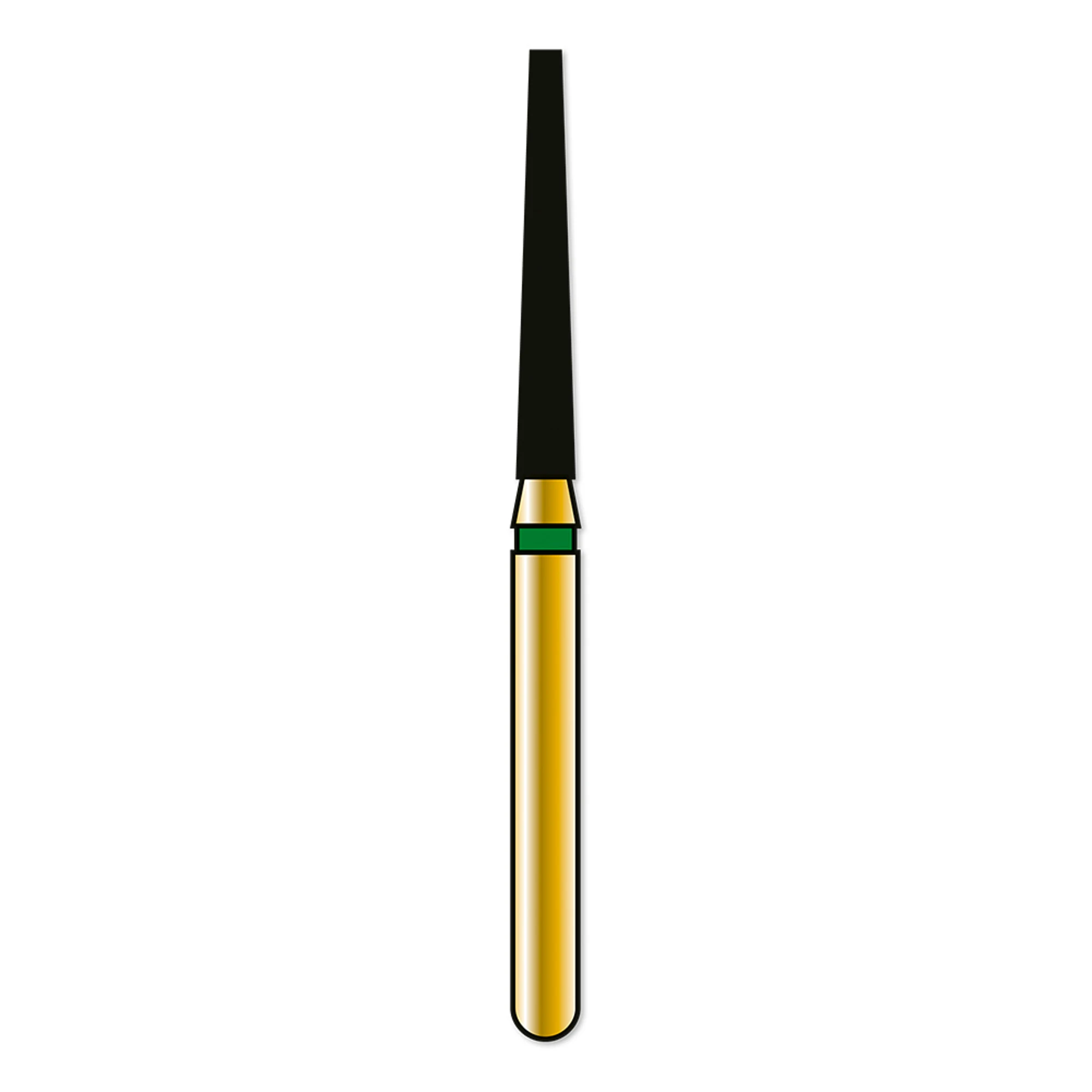 Alpen Multi-Use Diamond Bur, FG #848, Flat End Taper, Coarse, 1.4 mm, 10.0 mm, Blue, 5/Pack, G848-314-014-10.0-M thumbnail 2