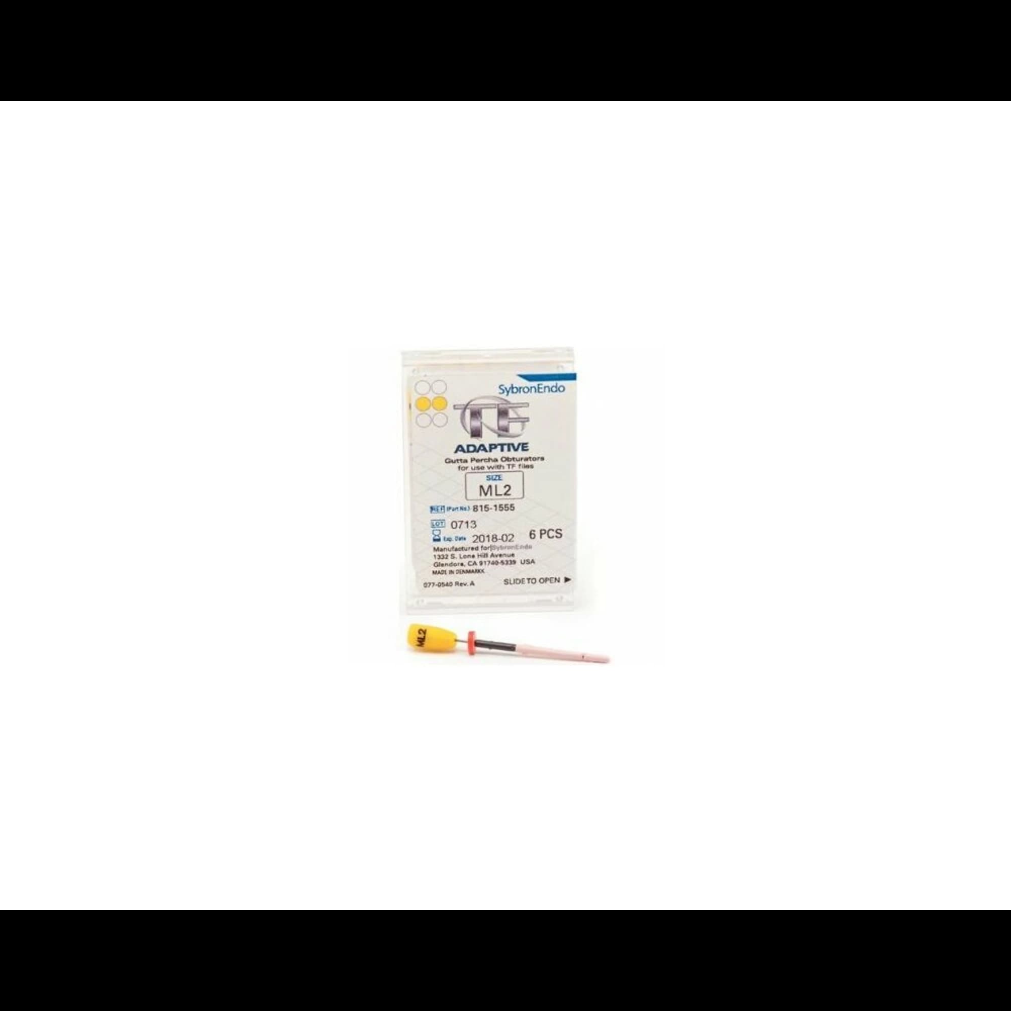Kerr TF Adaptive Gutta Percha Obturators, ML2, Medium/Large, Yellow, 6/Pk, 815-1555 thumbnail 9