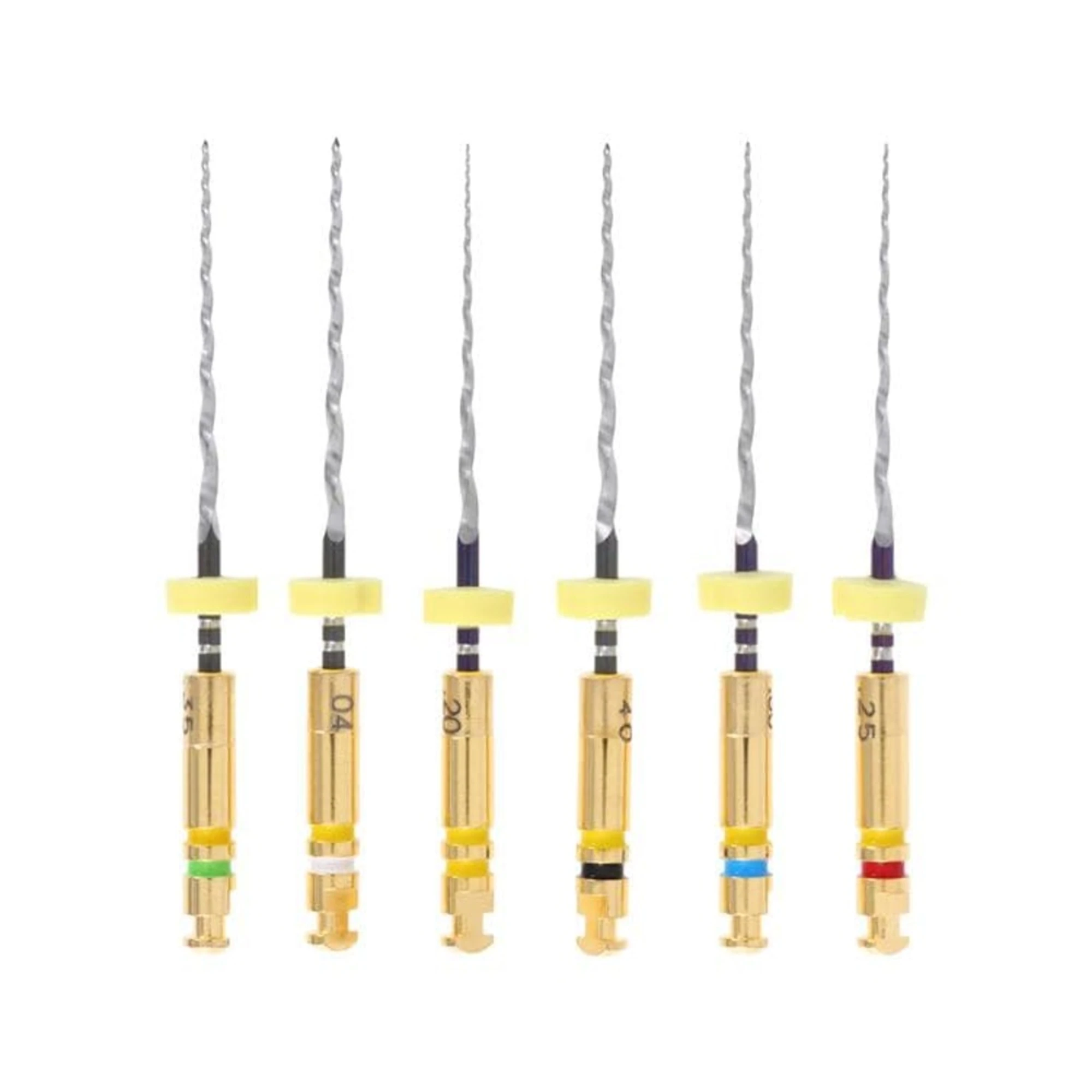 ZenFlex NiTi Rotary Shaping Files, .04 Taper, 21mm, Assorted Sizes 20-45, 6/Pkg, 818-0421 thumbnail 8