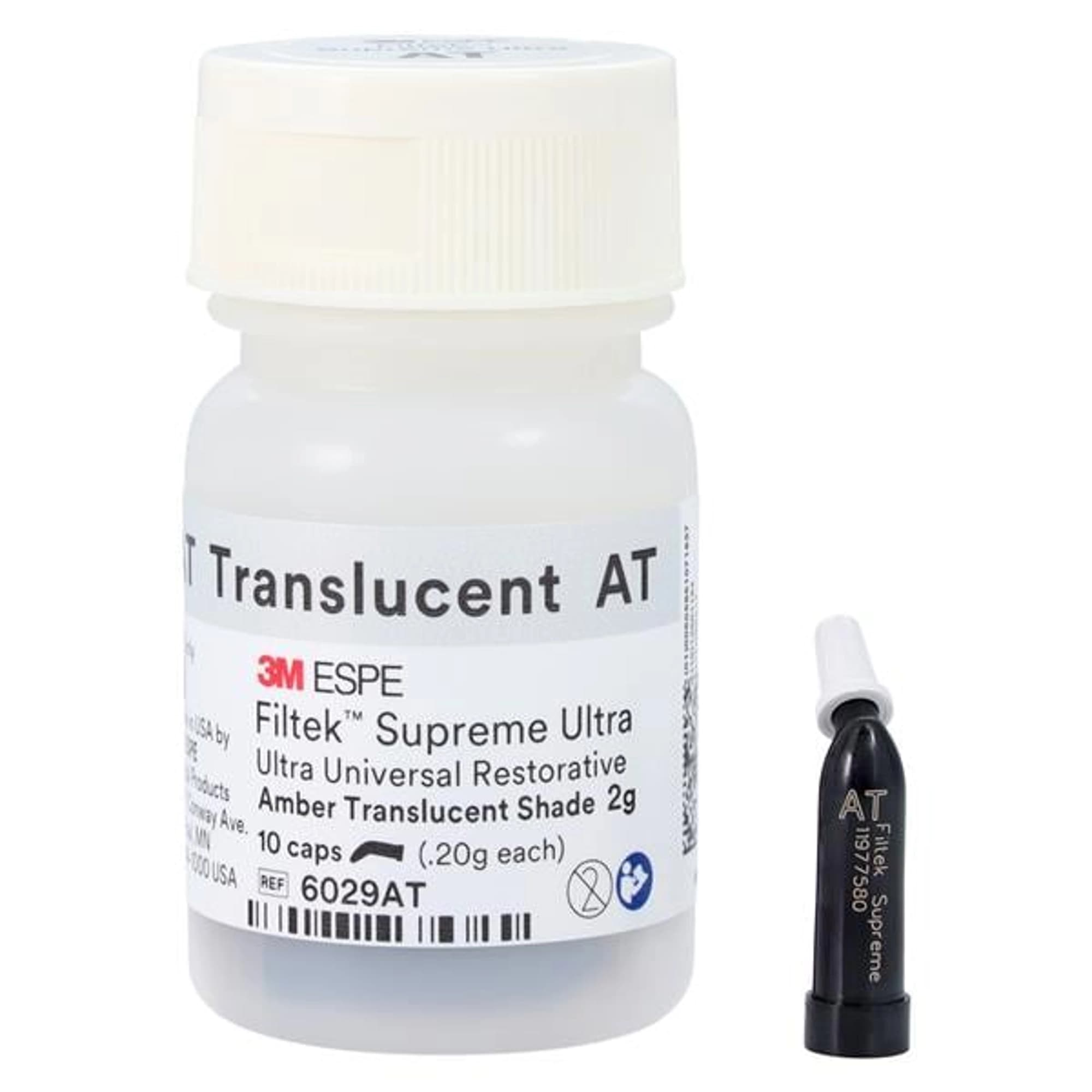 3M Filtek Supreme Ultra Universal Restorative Capsules, Amber Translucent, 0.2 g, 10/Pk, 6029AT thumbnail 7