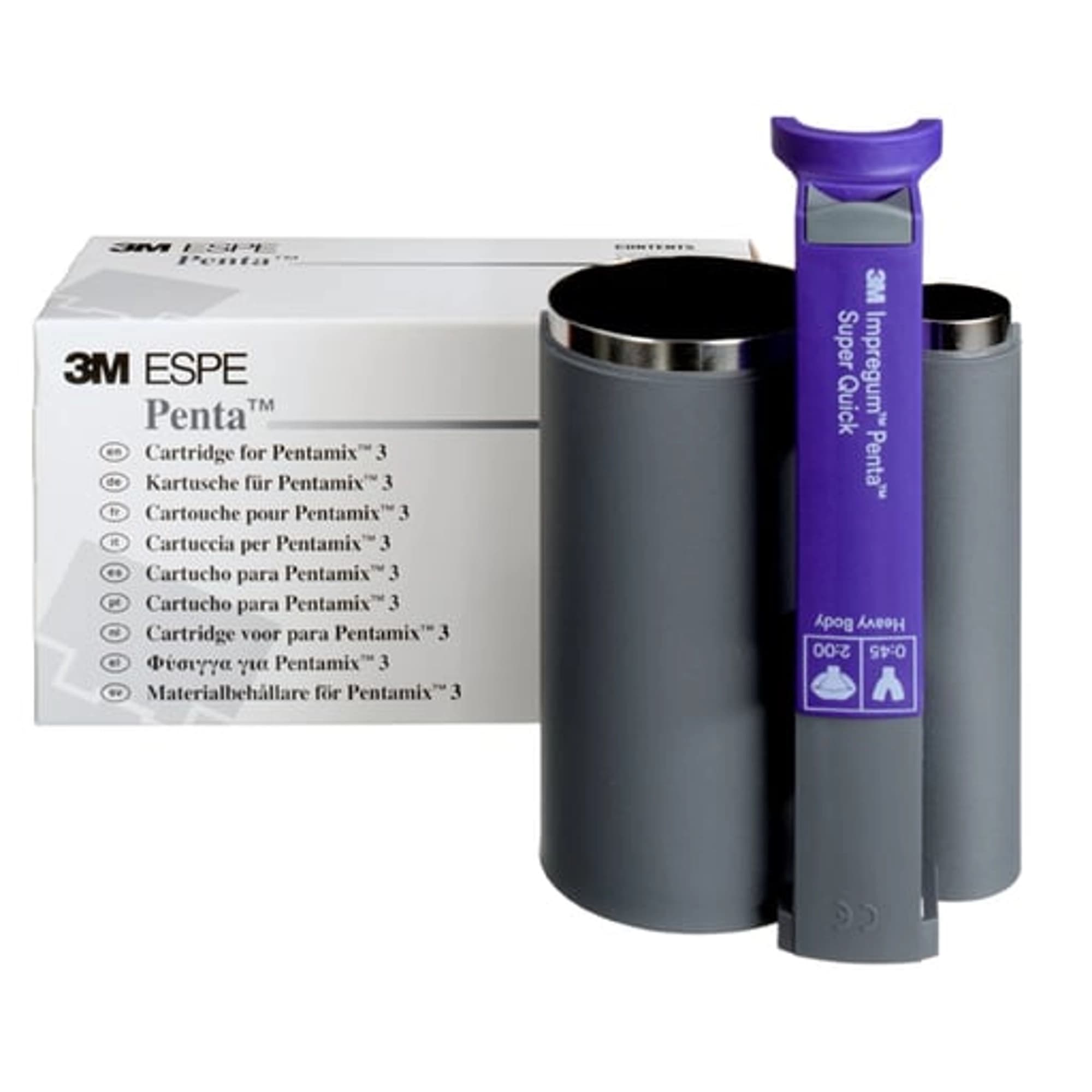 3M Impregum Penta Super Quick Heavy Body Polyether Impression Material Cartridge, 50 ml, for Pentamix 3, 69401 thumbnail 2