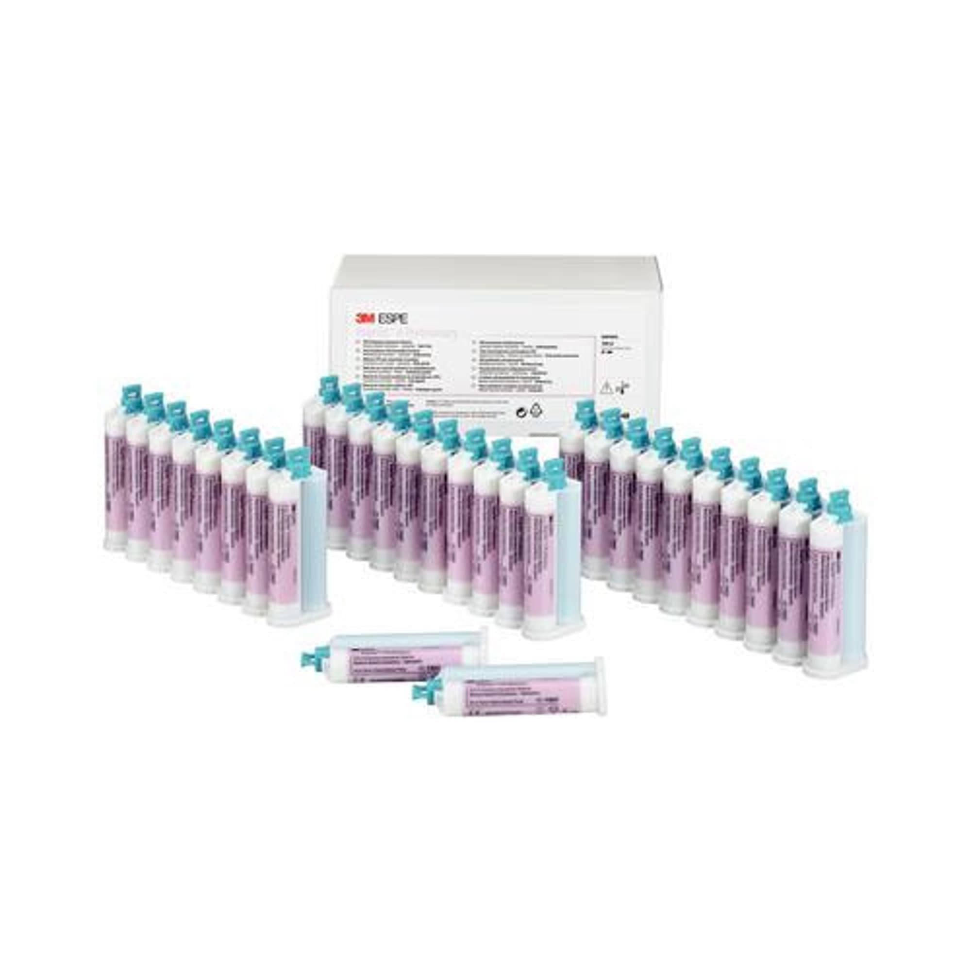 3M Imprint 4 Preliminary VPS Impression Material, Regular Set, Bulk Pack, 50 mL Cartridges, Pink, 30/Pk, 71548 thumbnail 2