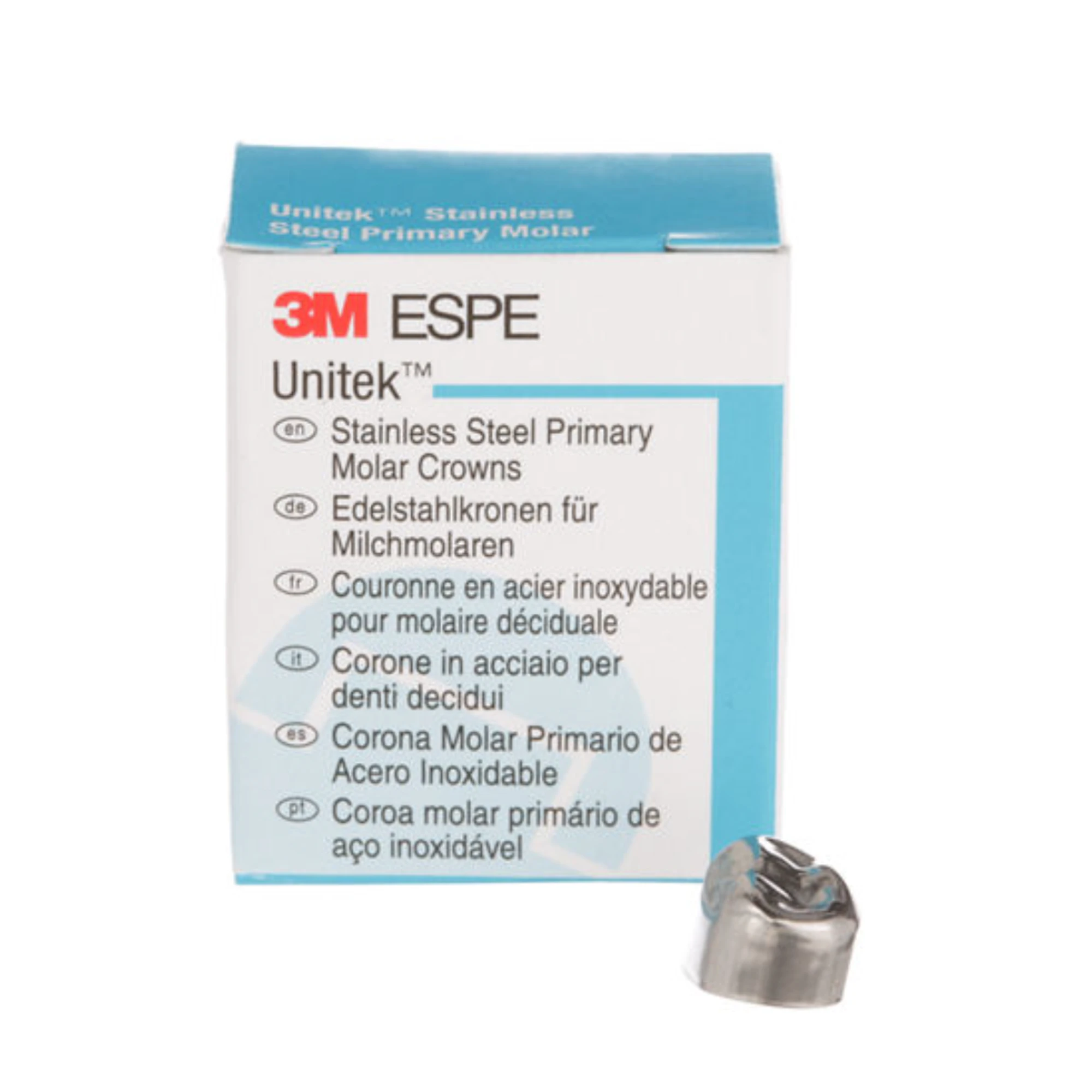3M Unitek Stainless Steel Primary Molar Crown, Lower Left First Molar, Size 7 (1LL7), 5/Box, 900137 thumbnail 7