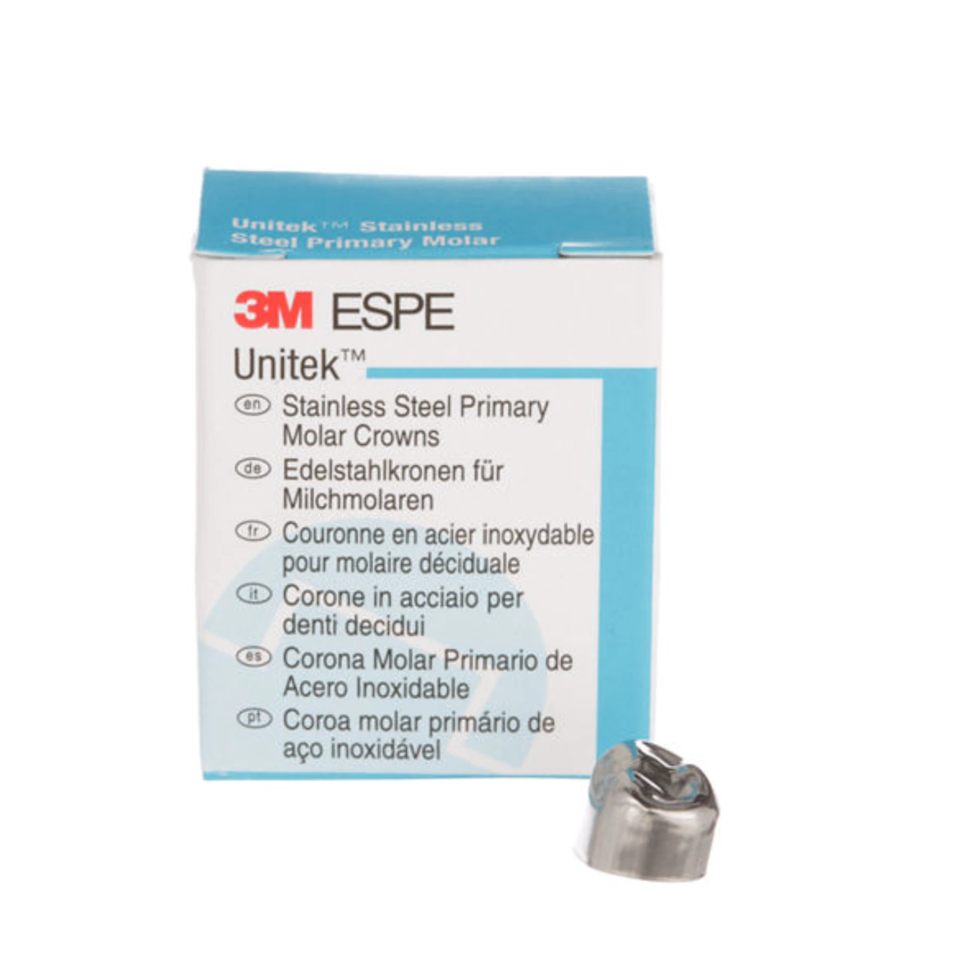 3M Unitek Stainless Steel Primary Molar Crown, Lower Right First Molar, Size 7, 5/Box, 900147 thumbnail 7
