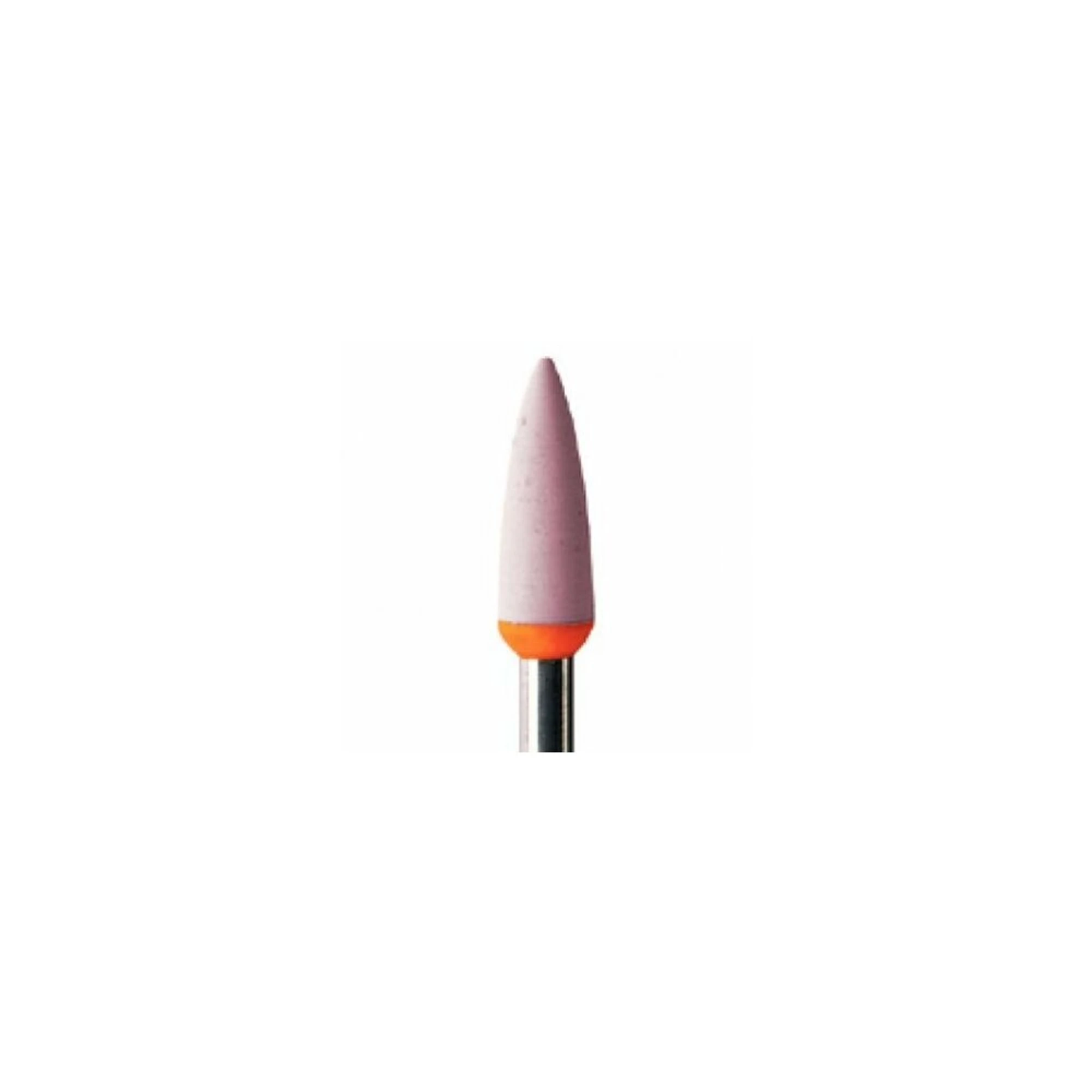 Meisinger Diamond Polisher, Flame/Point, Fine, Red/Orange, HP Shank, 4.0mm, 2/Pk, 9742F-040-HP-R/O thumbnail 3