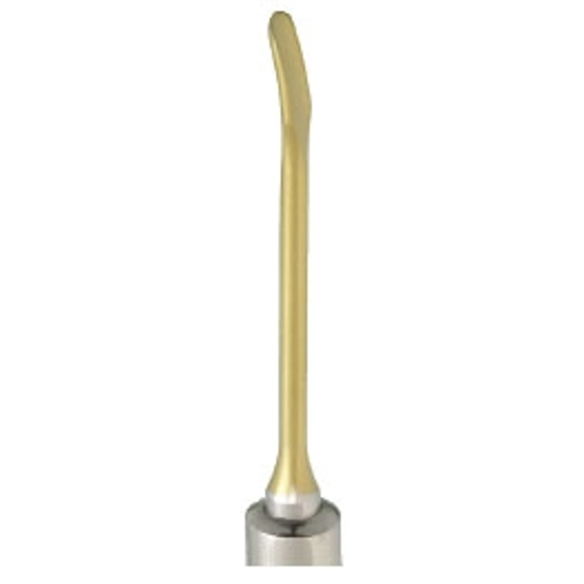 Nordent #5CT Luxating Elevator, 5 mm Curved, Single End, Titanium Nitride Coated, Stainless Steel Handle thumbnail 2