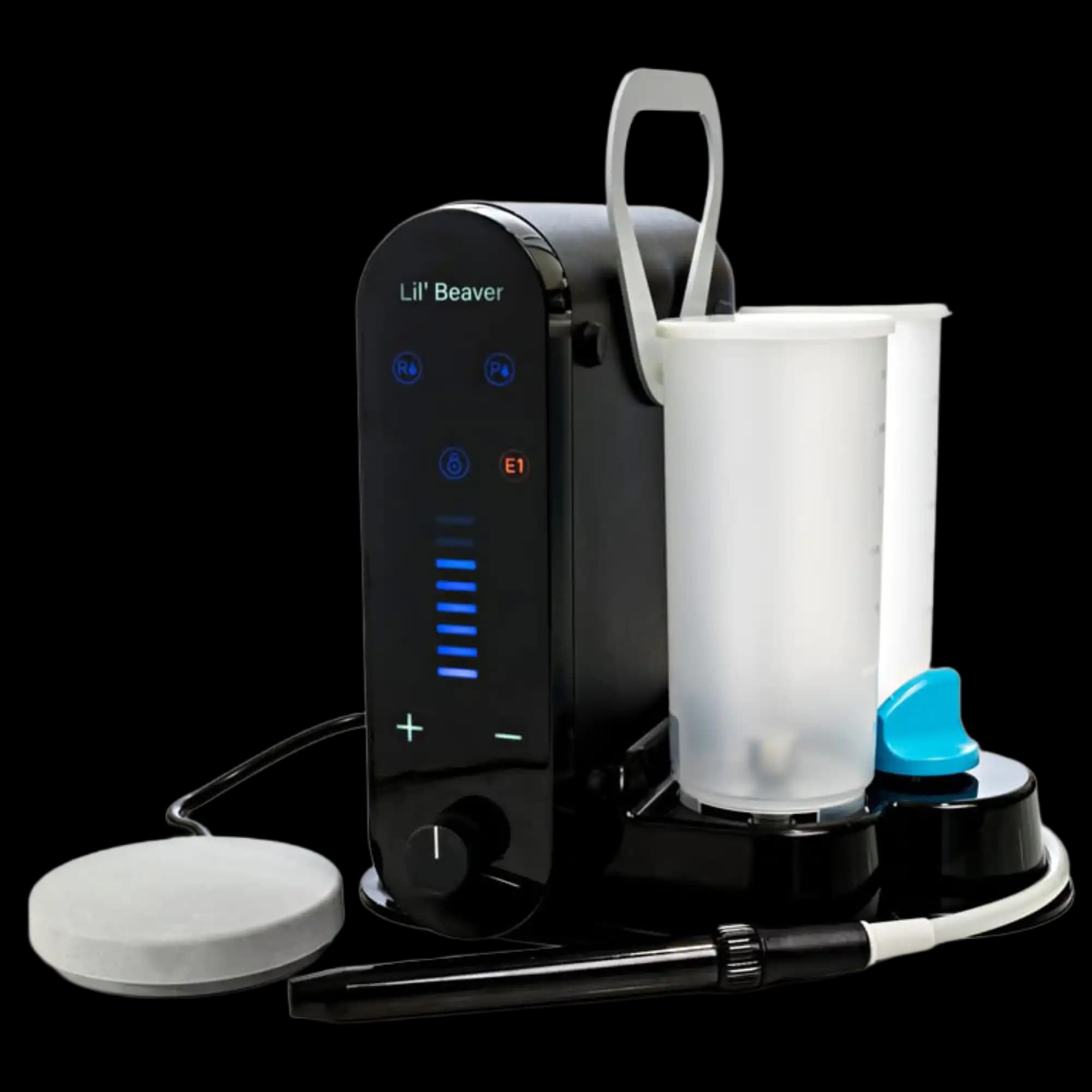 Vector R&D Beaver Elite 2.0 Magnetostrictive Ultrasonic Scaler, Dual Bottle System, Black, SC-100, Complete Kit - Beaver Elite 2.0 Ultrasonic Scaler Dual Bottle - Image 1