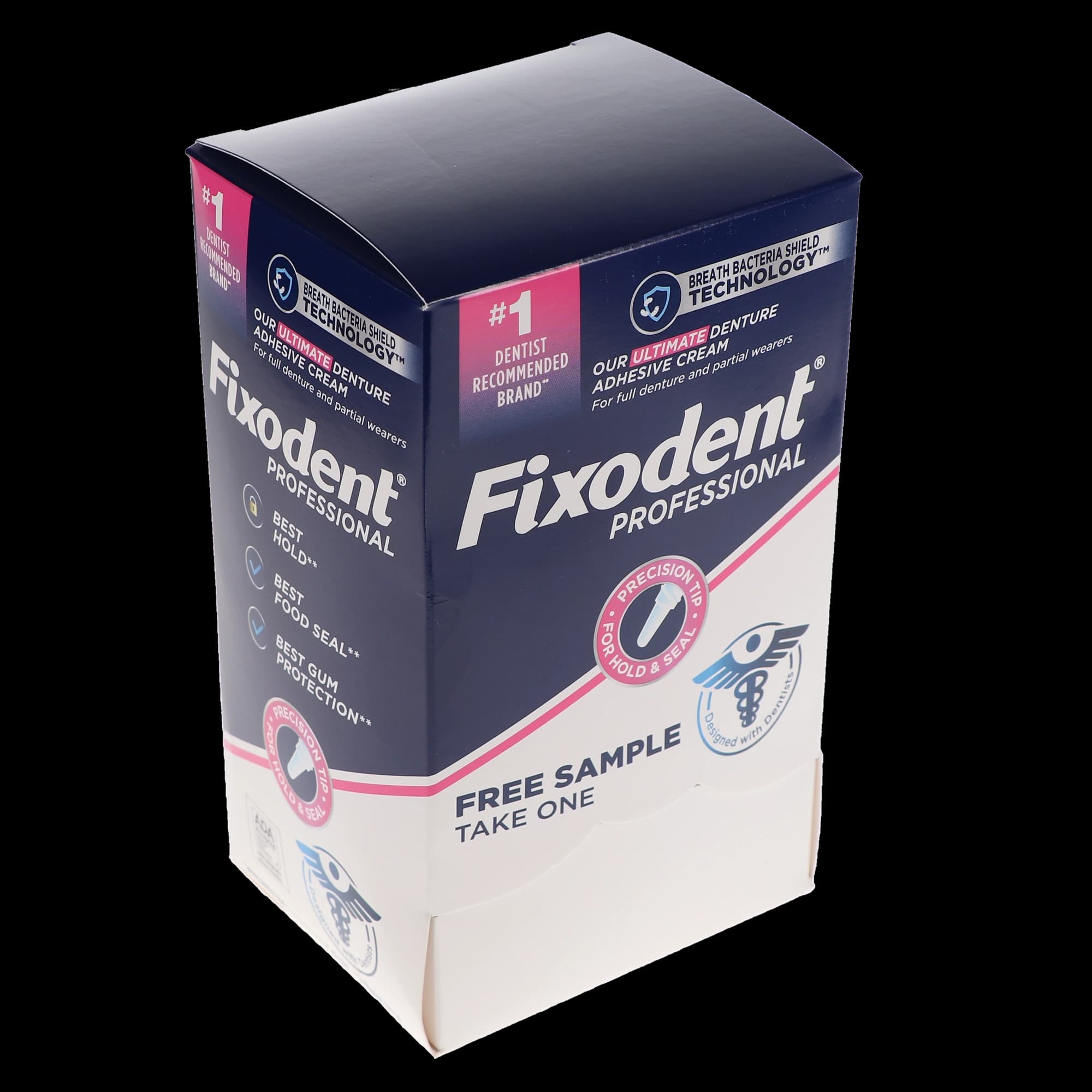 Fixodent Professional Ultimate Denture Adhesive Cream, 0.35 oz Tube, Patient Sample, 50/Box, 80717506 thumbnail 4