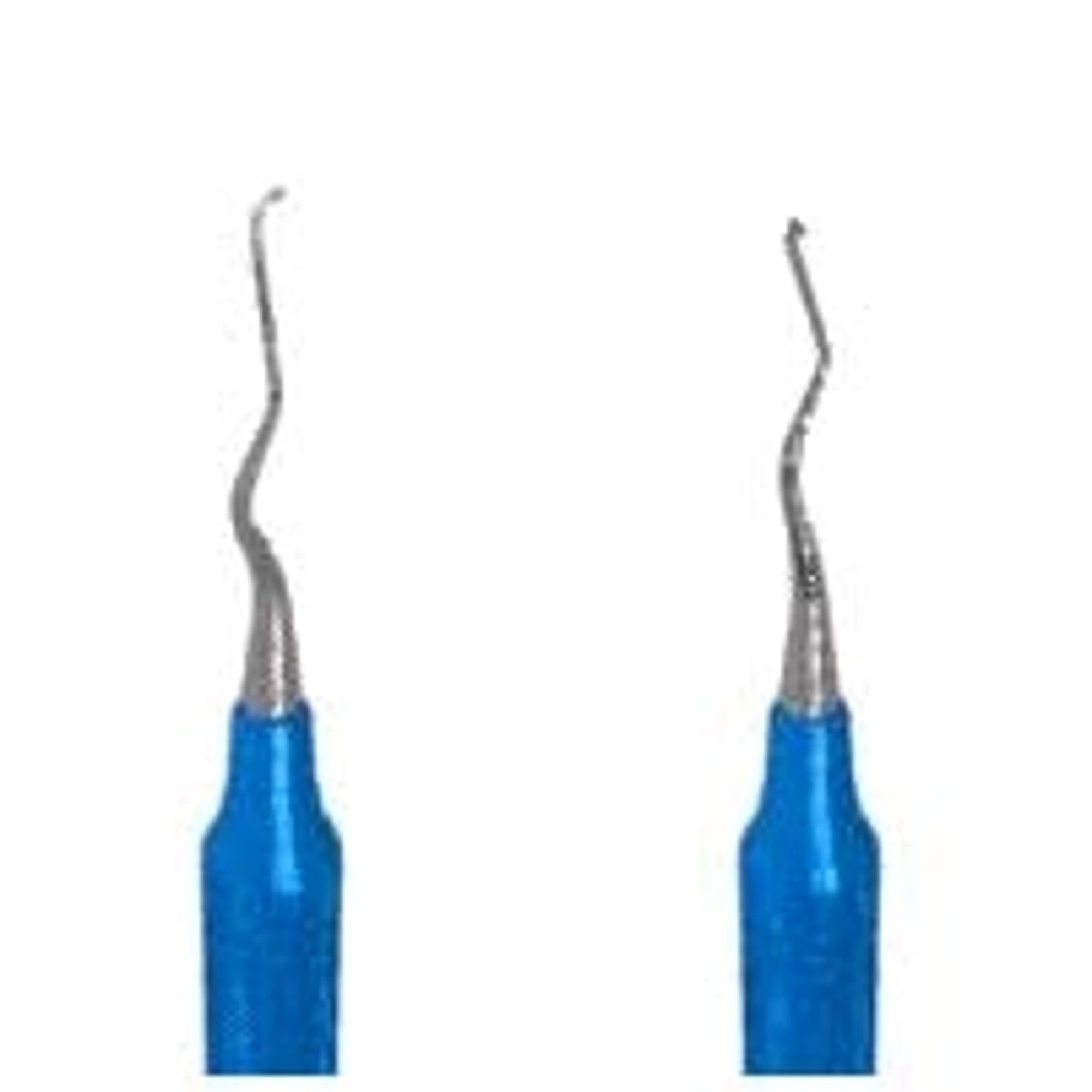American Eagle Gracey +3 Deep Pocket Curette, #13/14, EagleLite Resin Handle, 3/8" Blue, Double End, AEGDP13-14X thumbnail 2