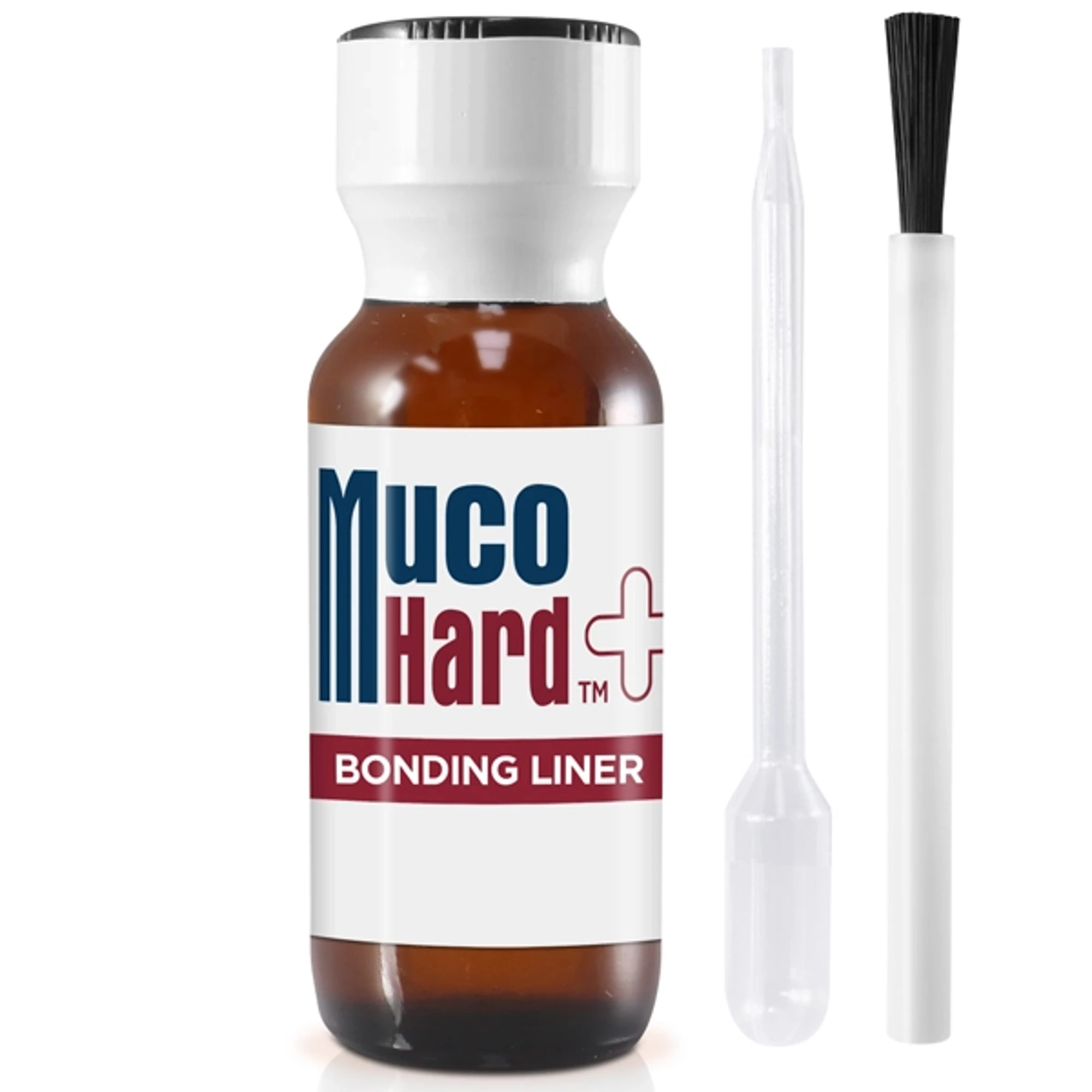 Parkell MucoHard+ Hard Denture Reline Bonding Liner, 15 mL Bottle with 6 Brushes & 6 Pipettes, S642 - MucoHard+ Bonding Liner 15mL Bottle - Image 1