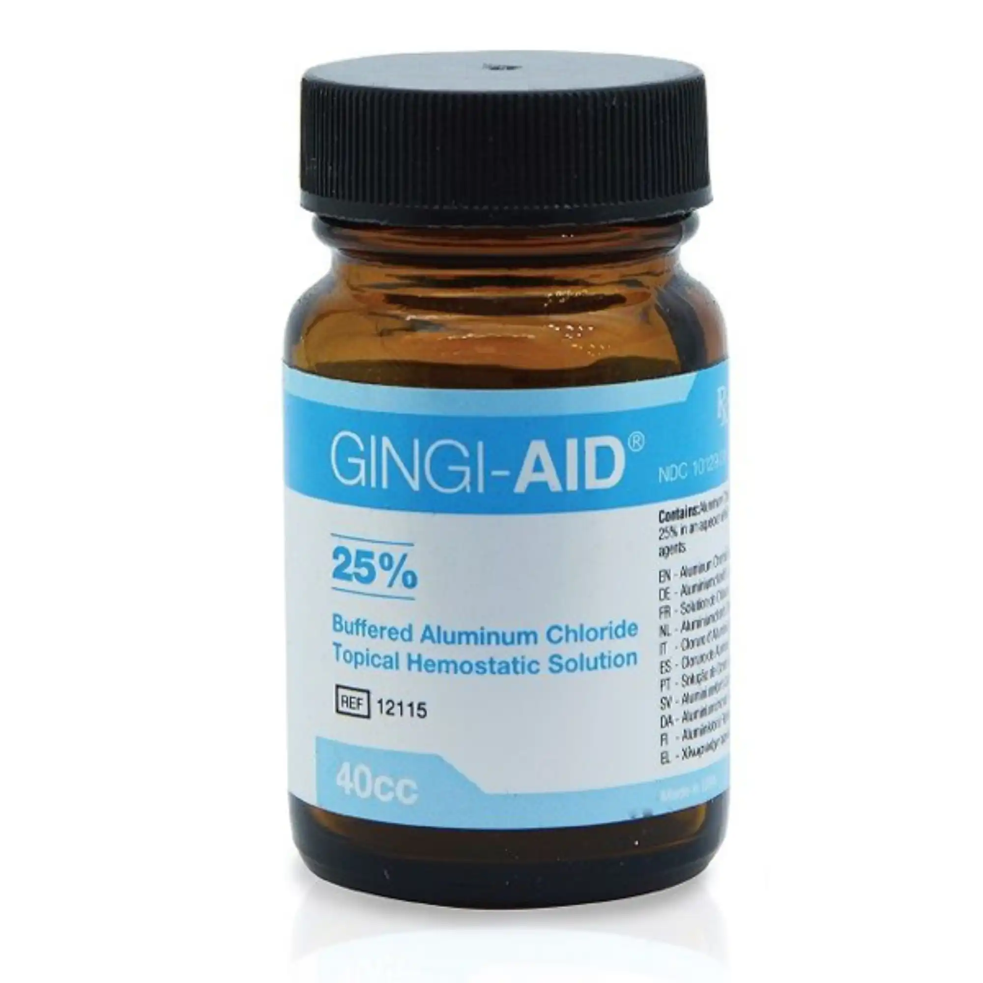 Gingi-Aid 25% Buffered Aluminum Chloride Hemostatic Solution, 40 mL Bottle - Gingi-Aid® Solution 25% 40ml - Image 1