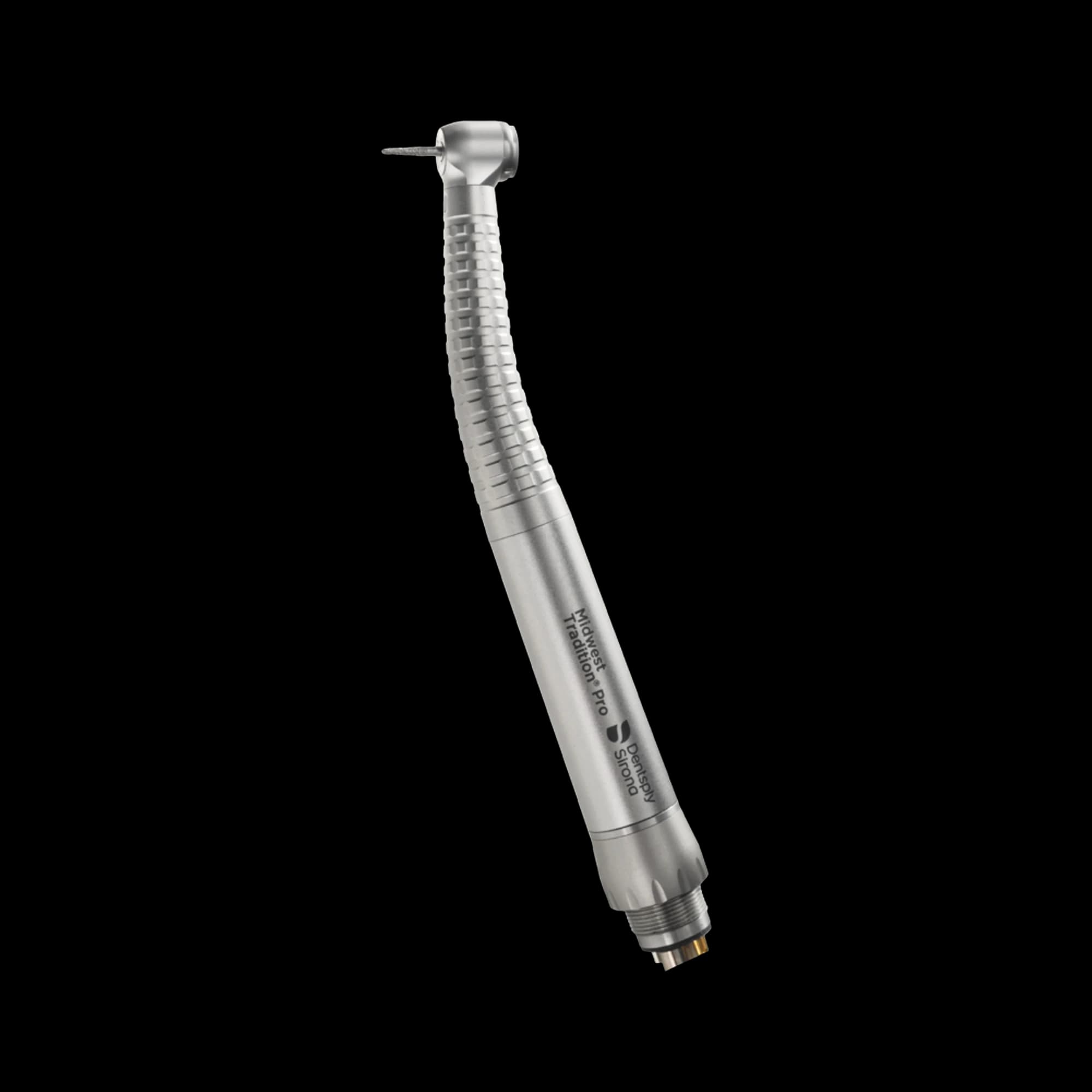 Midwest Tradition Pro High-Speed Fiber-Optic Handpiece, K-Coupler, Push Button Chuck, 6-Pin, 770445 thumbnail 2