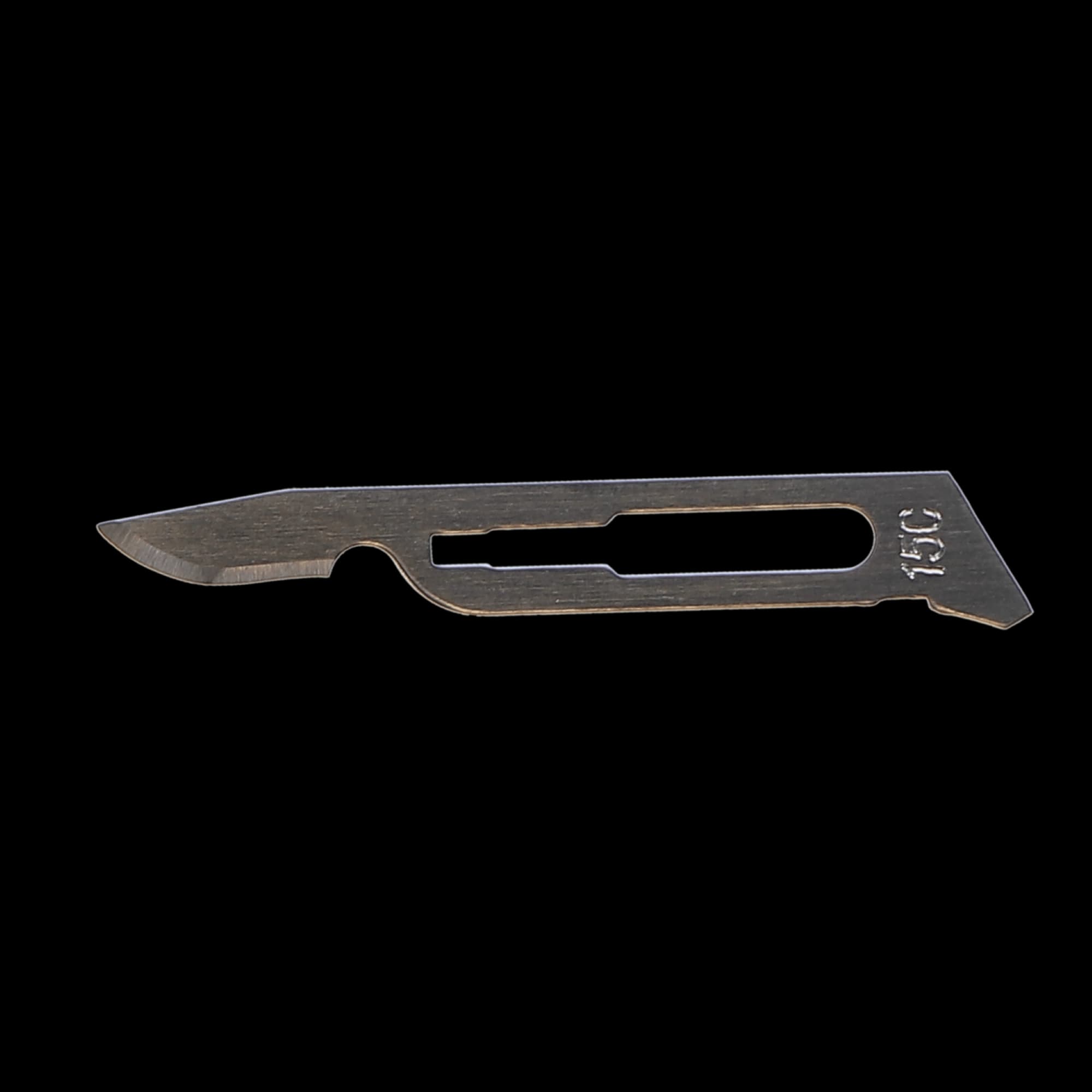 Glassvan Sterile Surgical Blades, Carbon Steel, #15C, 100/Box, 2001T-15C thumbnail 2