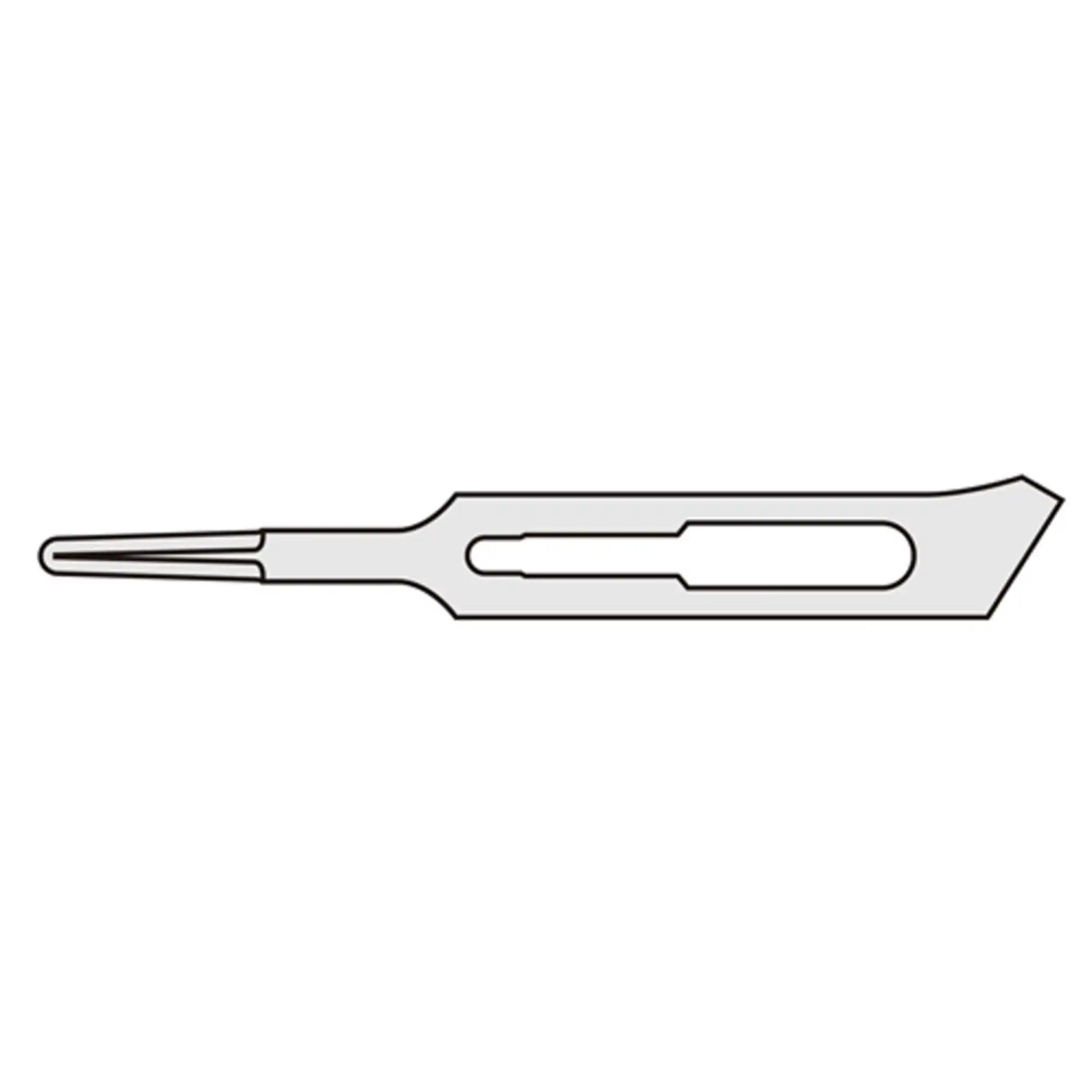 Feather Microsurgical Blade #390, Single-Sided, Sterile, Stainless Steel, 10/Box, 27-07970007 thumbnail 5