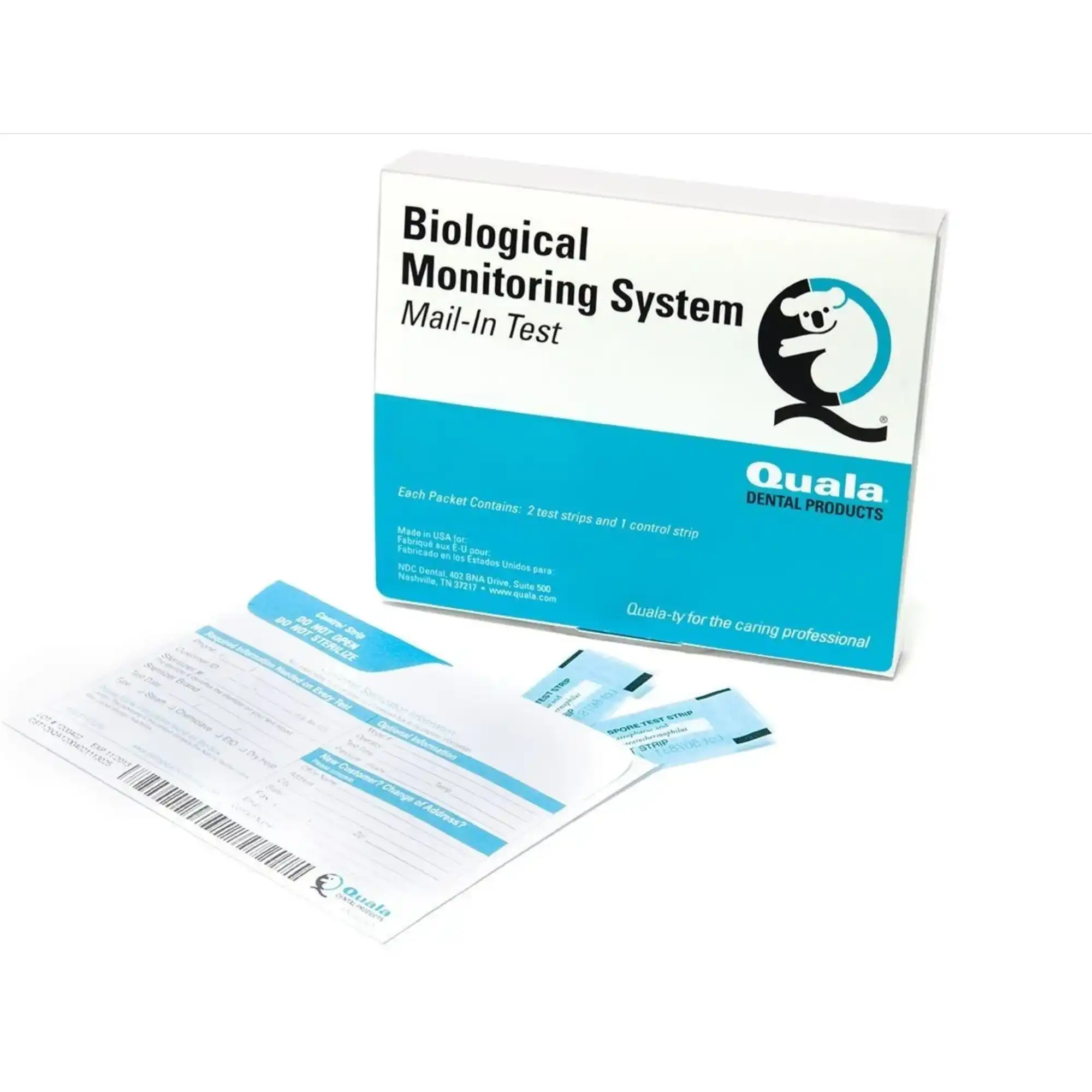 Quala Biological Monitoring Mail-In Service, Weekly Spore Test Strips, 48 Tests/Box, Q602448 - Quala - Biological Monitoring Mail-In Service 48 tests/box - Image 1