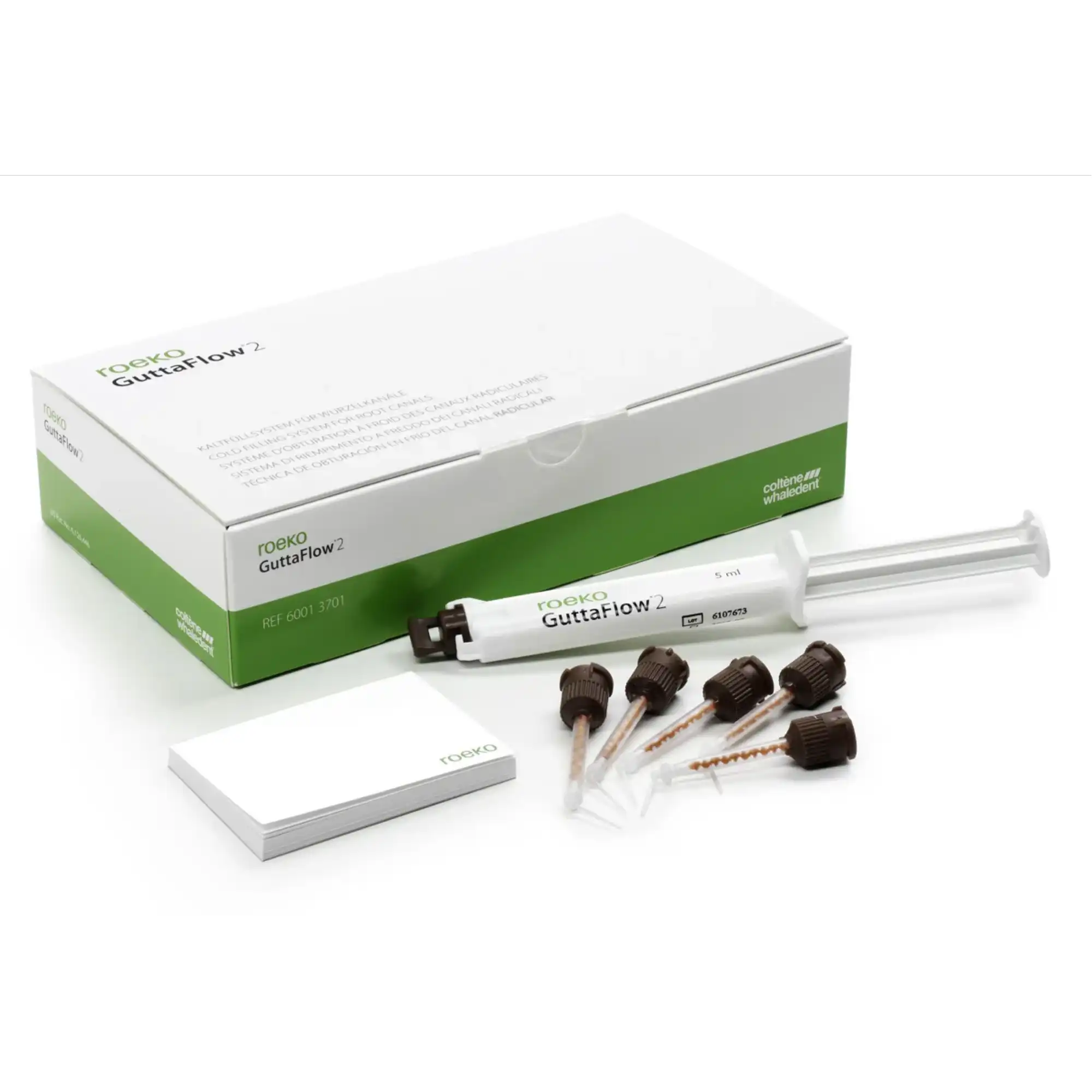 Roeko GuttaFlow 2 Standard Set, Cold Flowable Obturation System, 5 mL Automix Syringe Kit with 12 Mixing Tips, 60013701 thumbnail 12