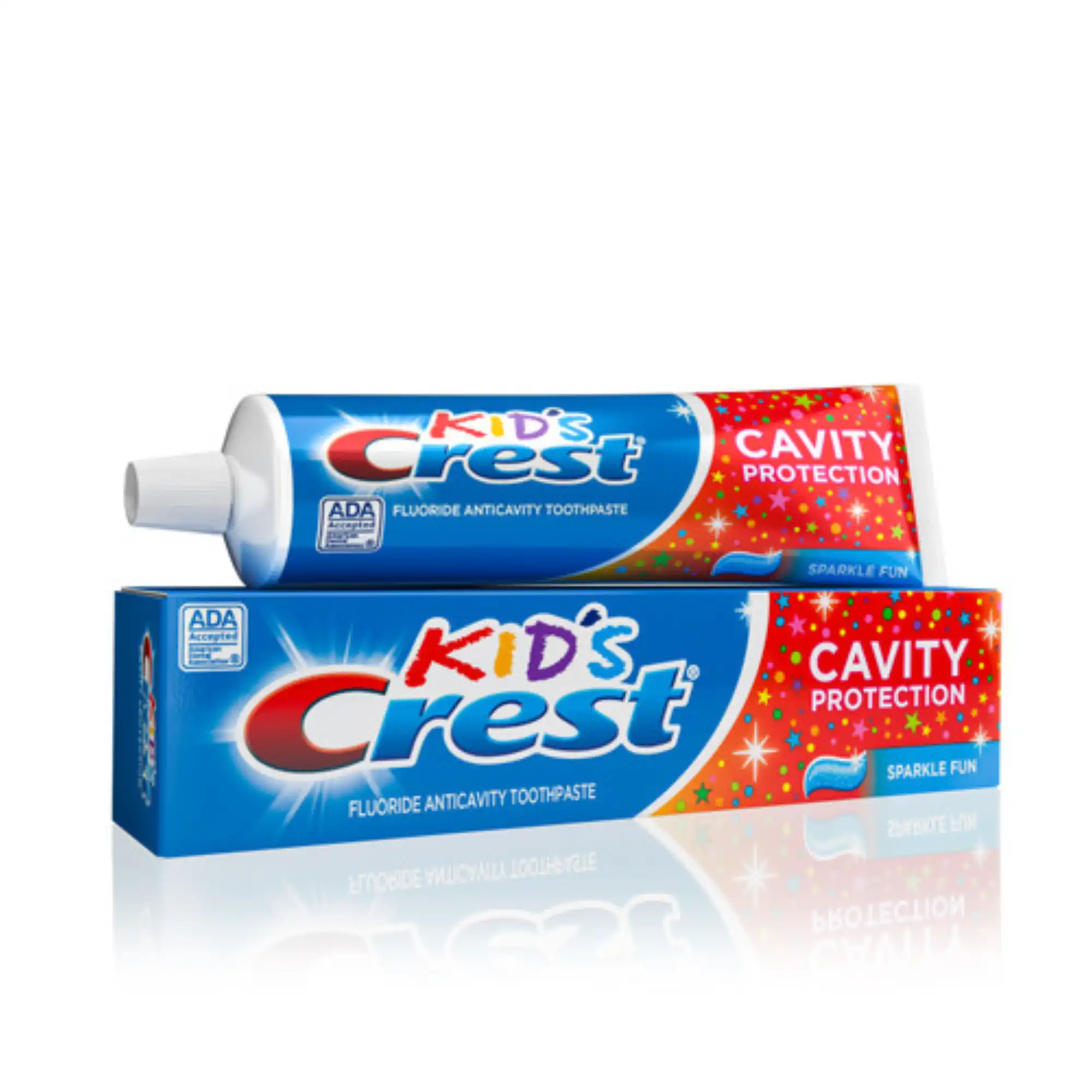 Crest Kids 2+ Cavity Protection Toothpaste, Sparkle Fun (Bubblegum), 4.6 oz Tube, 24/Case thumbnail 2
