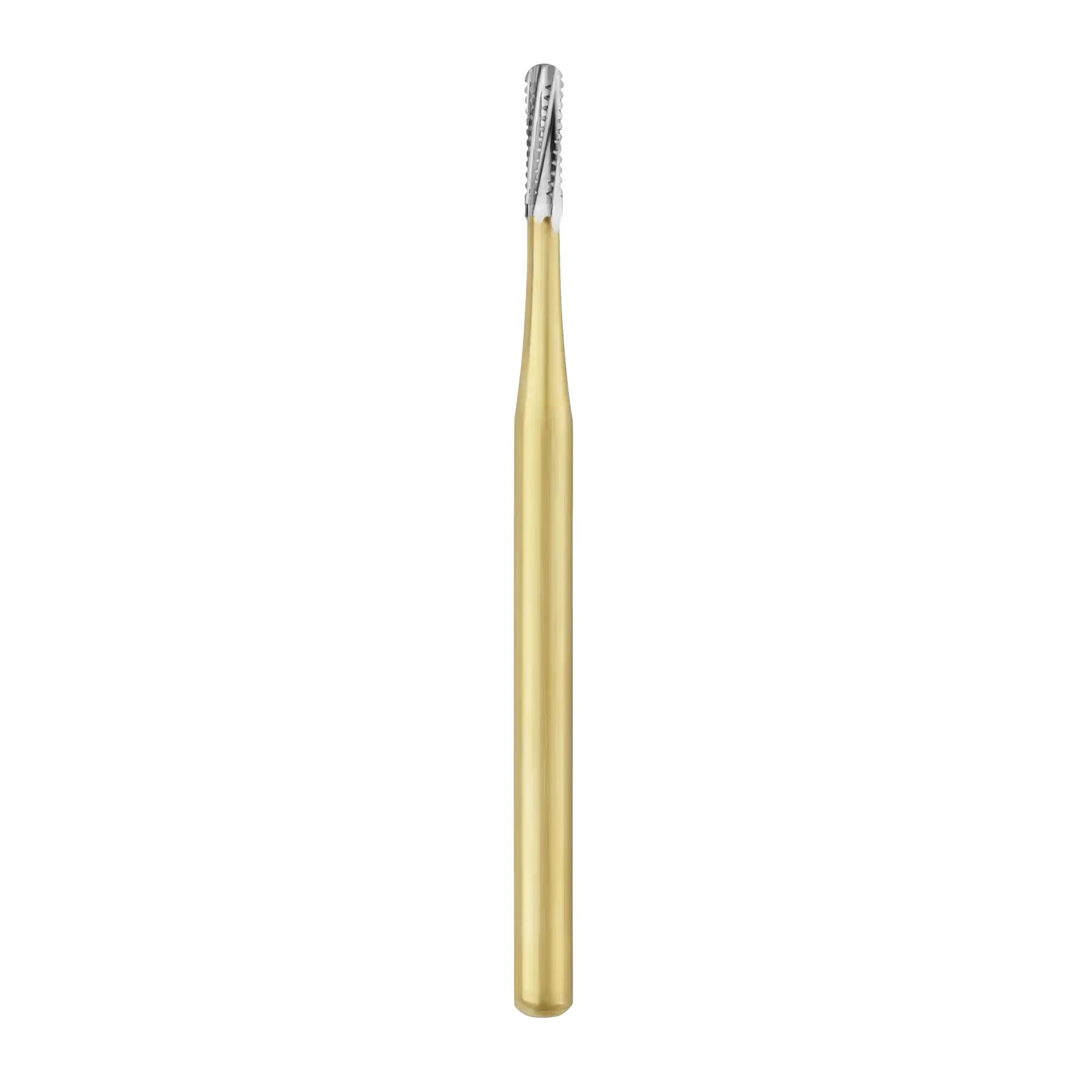 SS White Great White Gold Carbide Bur, #1557SL, Straight Fissure Round End, Friction Grip, 5/Pk, 18225-5 thumbnail 2