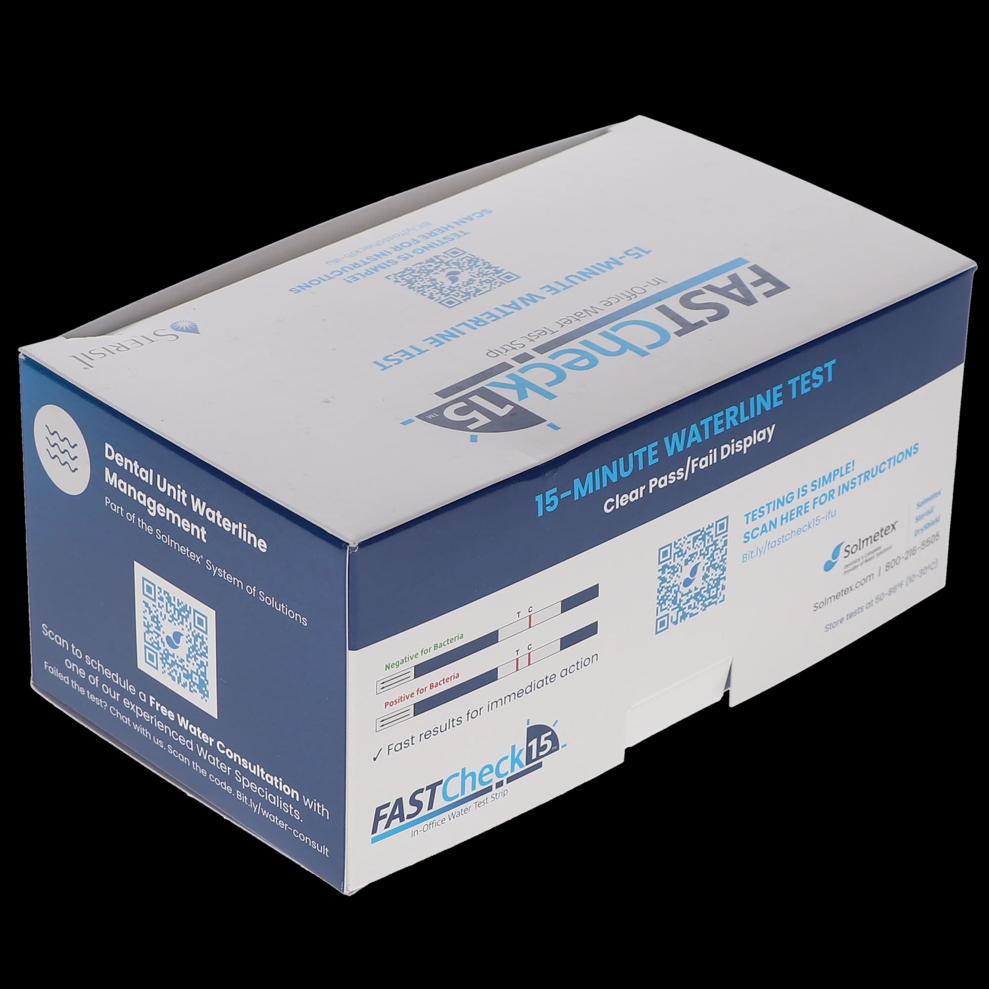 Sterisil FastCheck15 In-Office Dental Waterline Test Strips, 15-Minute, 6/Pk, FC15-6 thumbnail 11