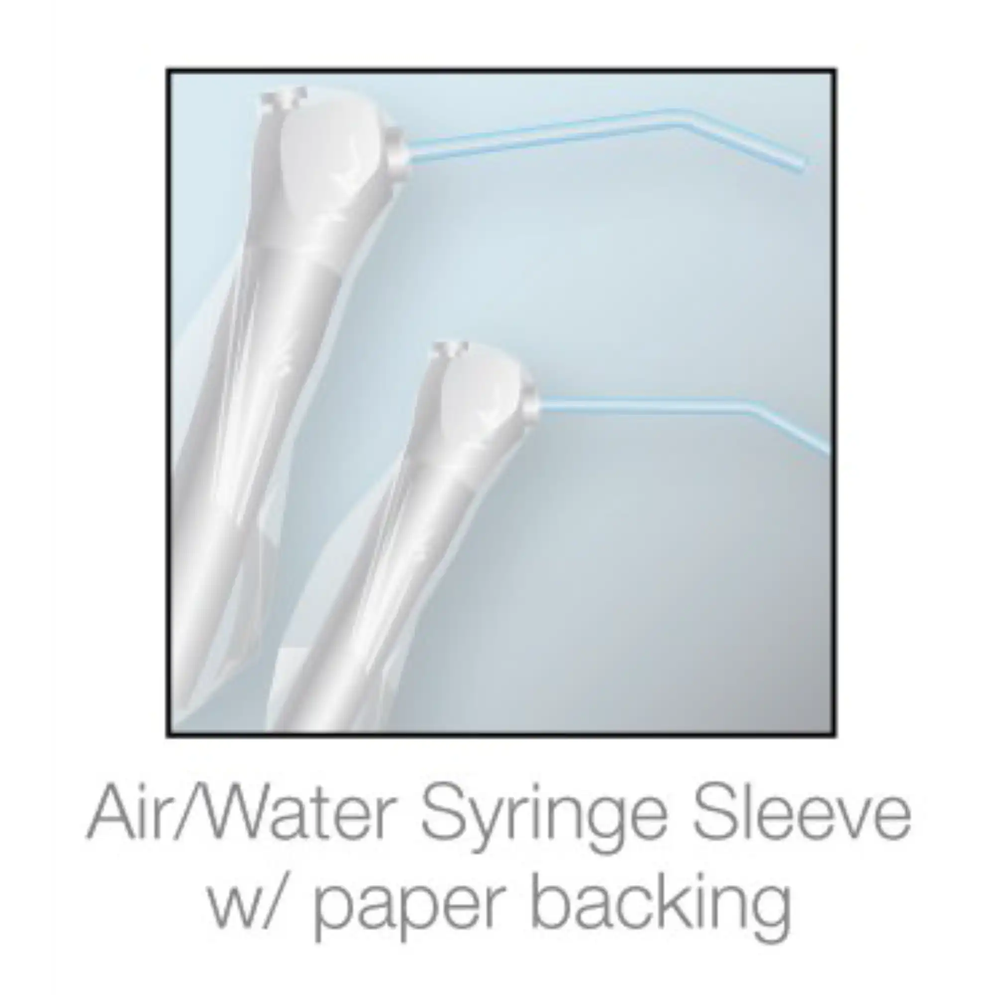 Pac-Dent Clear Air/Water Syringe Sleeve with Pre-Cut Opening, 2.5" x 10", 500/Box, #100 thumbnail 4