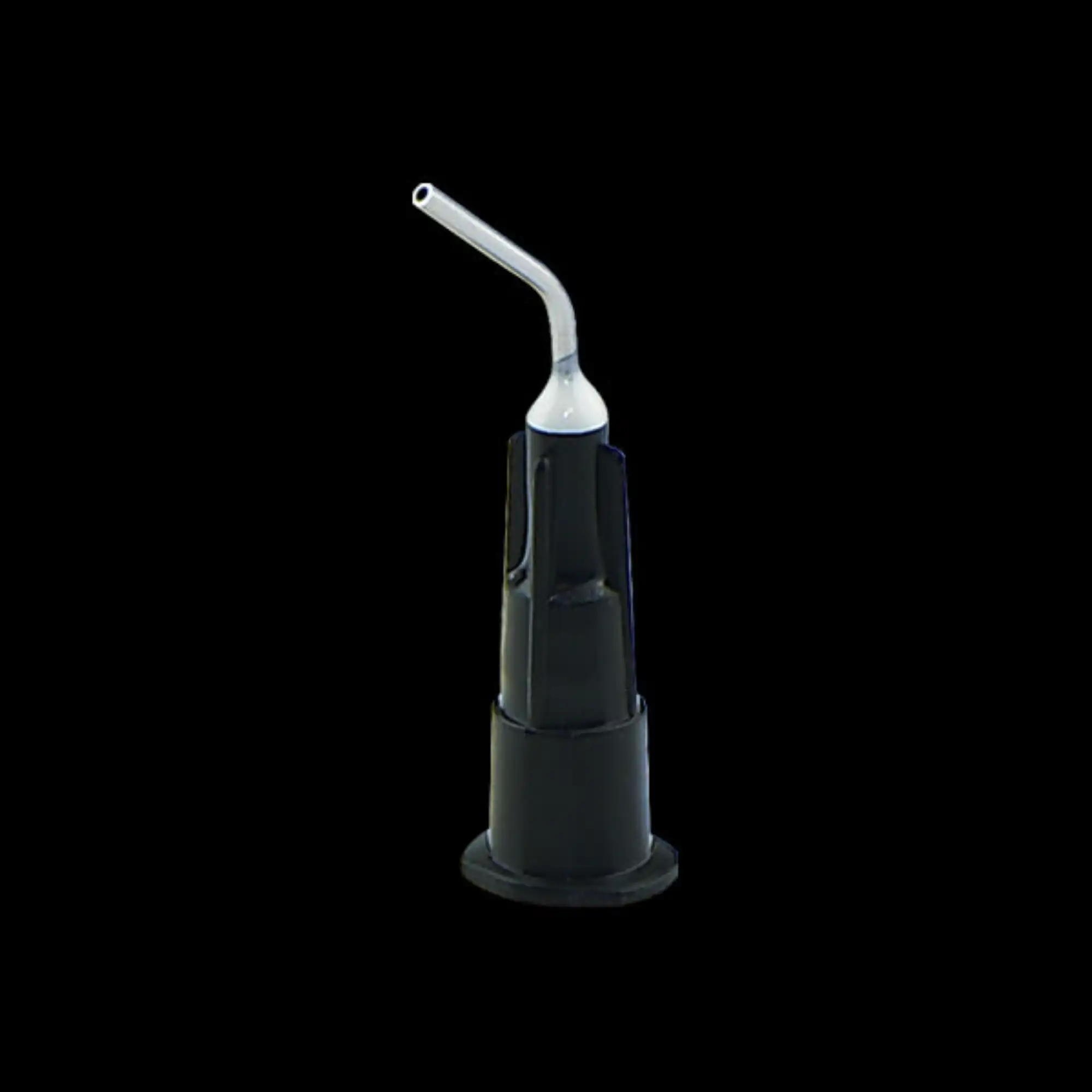 Pac-Dent Disposable Pre-Bent Needle Tips, Blunt-End, 20 Gauge, Flow, Black, 21 mm, 100/Pkg - Pac-Dent Disposable Pre-Bent Needle Tips, blunt-end, 20 gauge, flow, black - Image 1