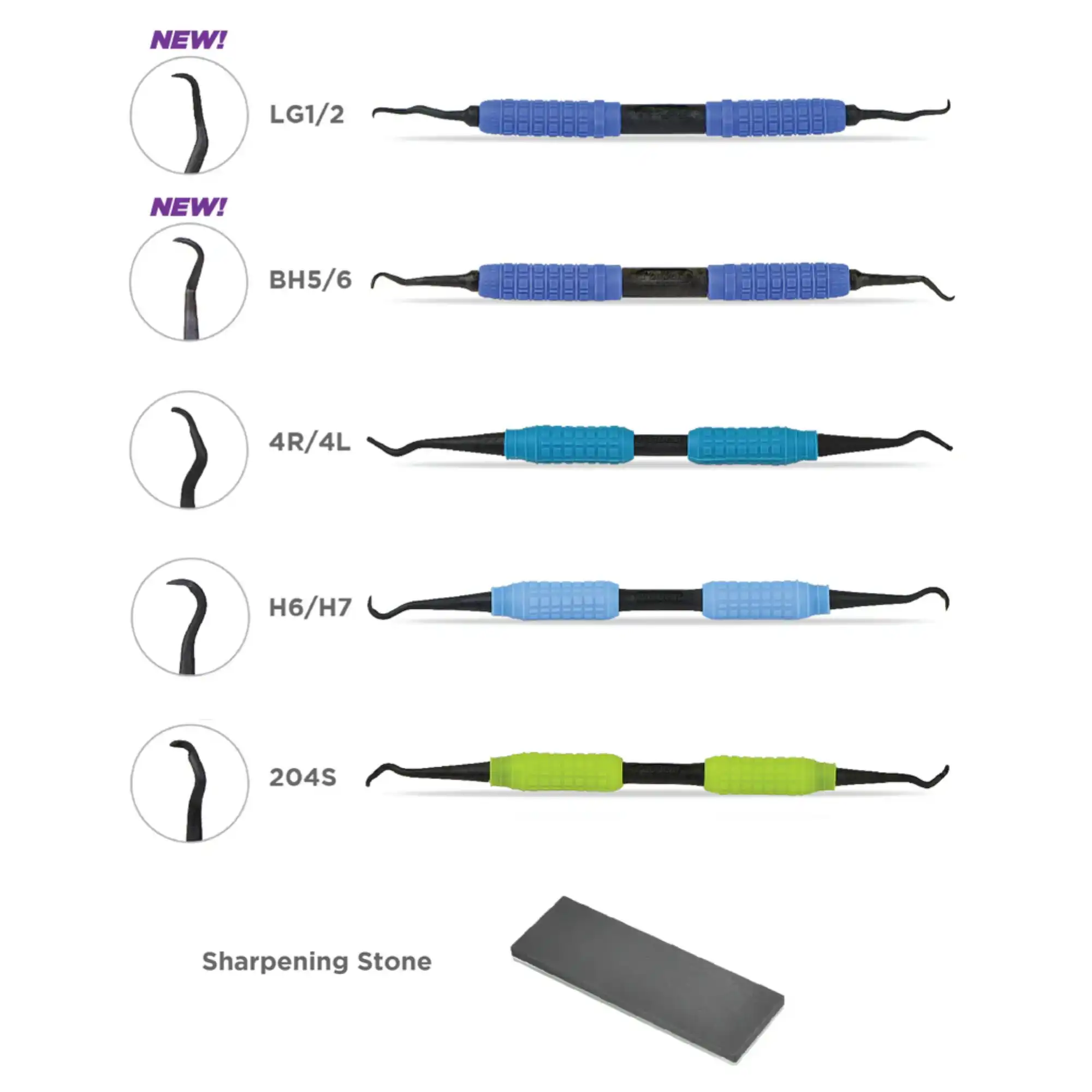 ImplaKlean Implant Deplaquer/Scaler, Barnhart BH 5/6, Carbon-Reinforced Resin, 3/Pk, 168-09 - ImplaKlean™ Implant Deplaquer/Scaler BH5/6 Pack of 3 - Image 1
