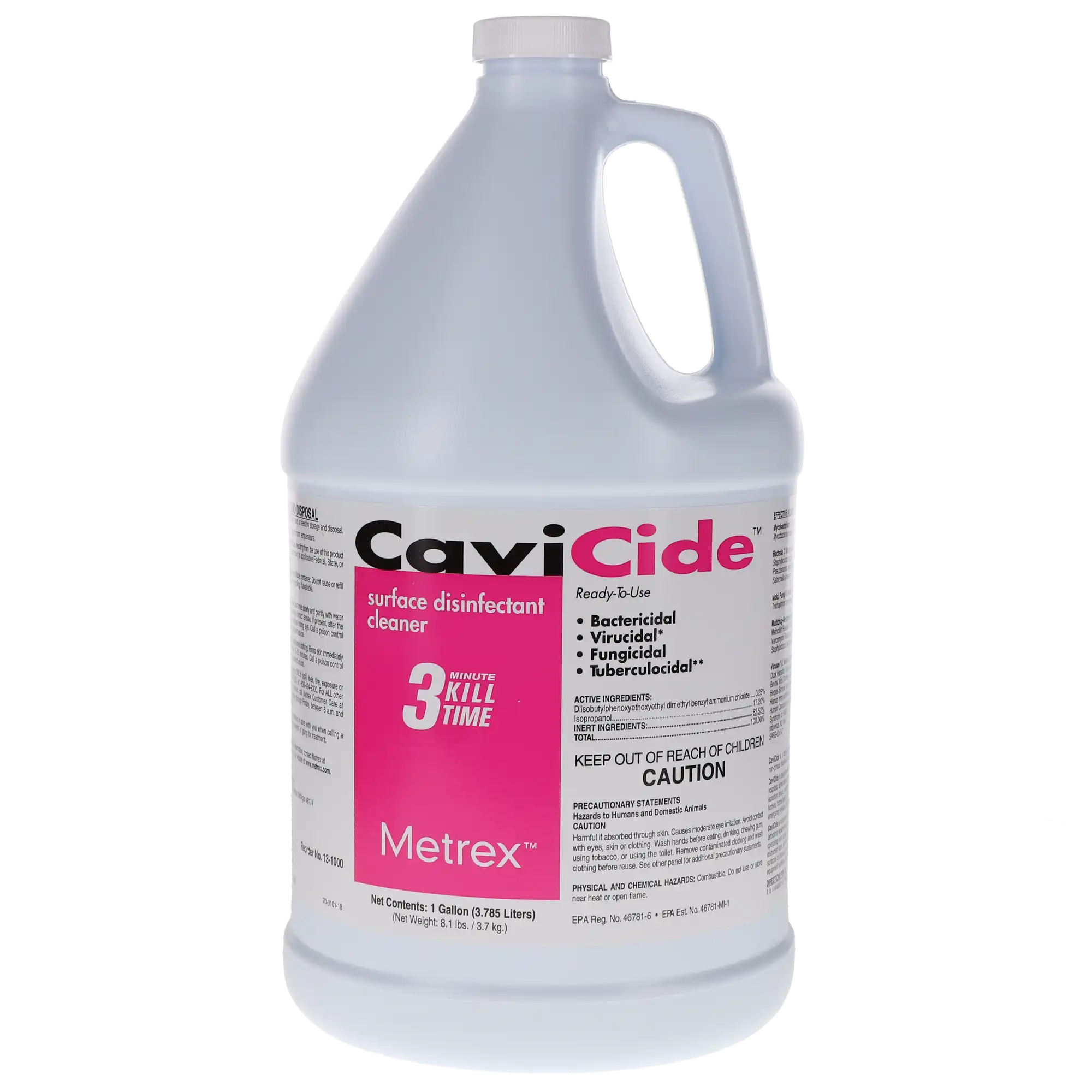 CaviCide Surface Disinfectant & Decontaminant Cleaner, 1 Gallon Bottle, Metrex thumbnail 9