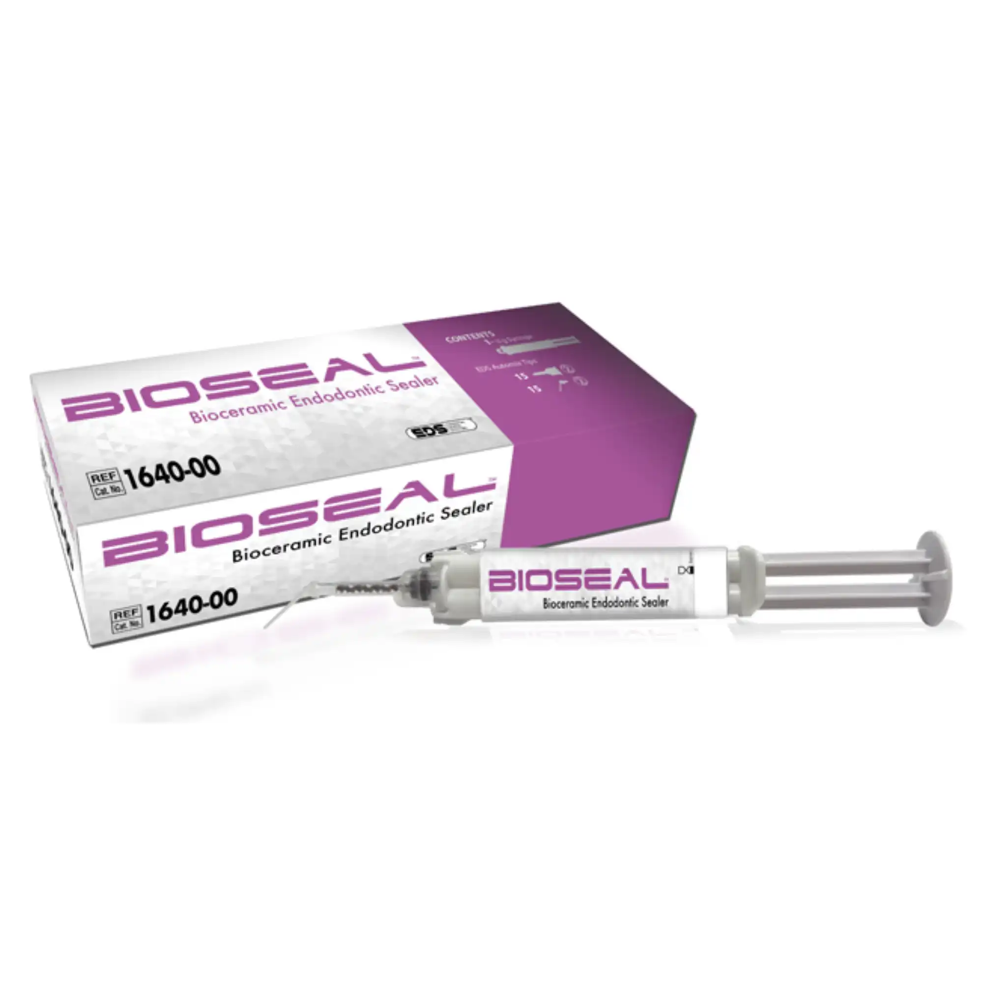 BioSeal Bioceramic Endodontic Sealer, 10 g Automix Syringe with 15 Angled Endo Tips, 1640-00 thumbnail 2