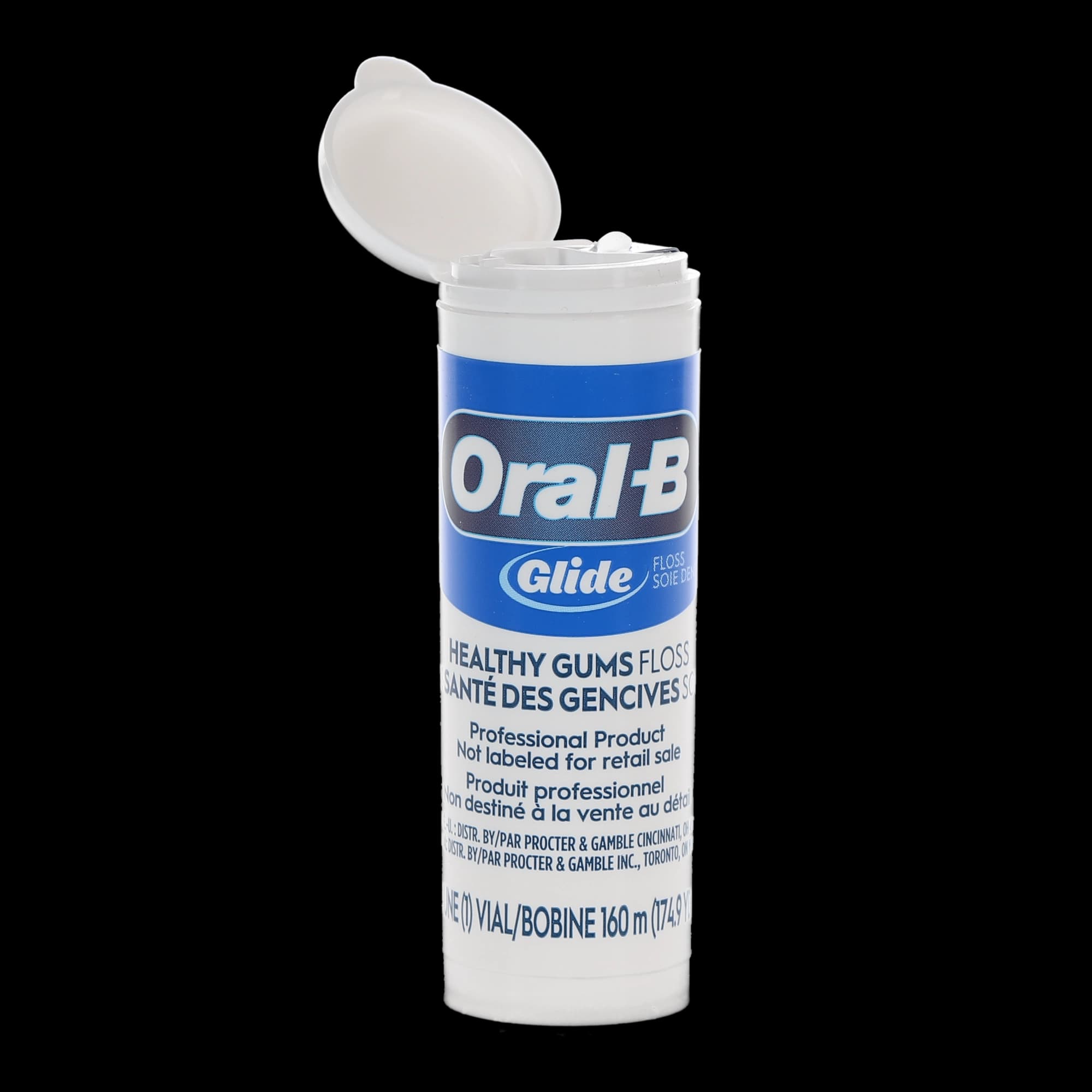 Oral-B Glide Healthy Gums Floss, Unflavored, 160 m Disposable Vial, 1/Pk, 80779740 thumbnail 3