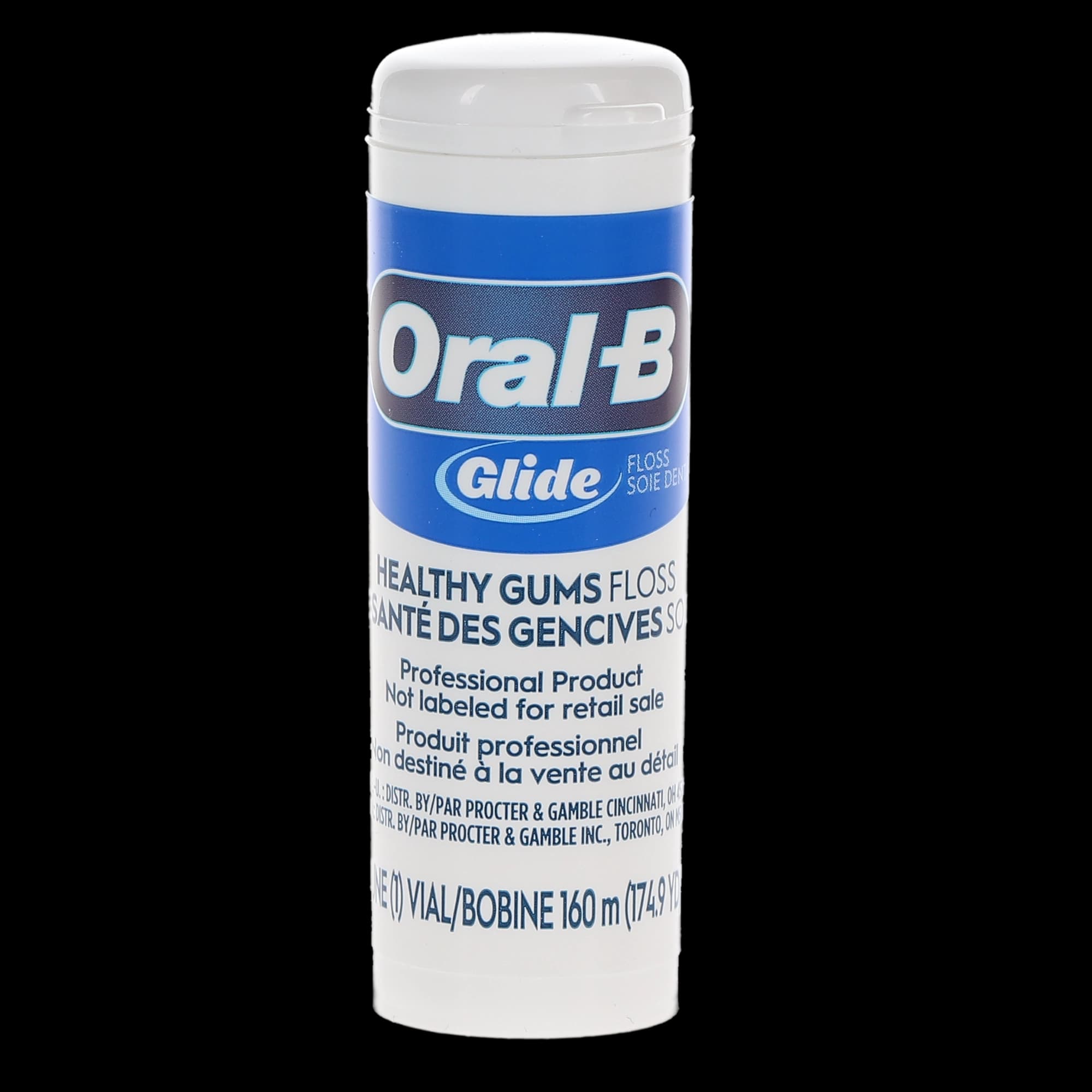 Oral-B Glide Healthy Gums Floss, Unflavored, 160 m Disposable Vial, 1/Pk, 80779740 thumbnail 2